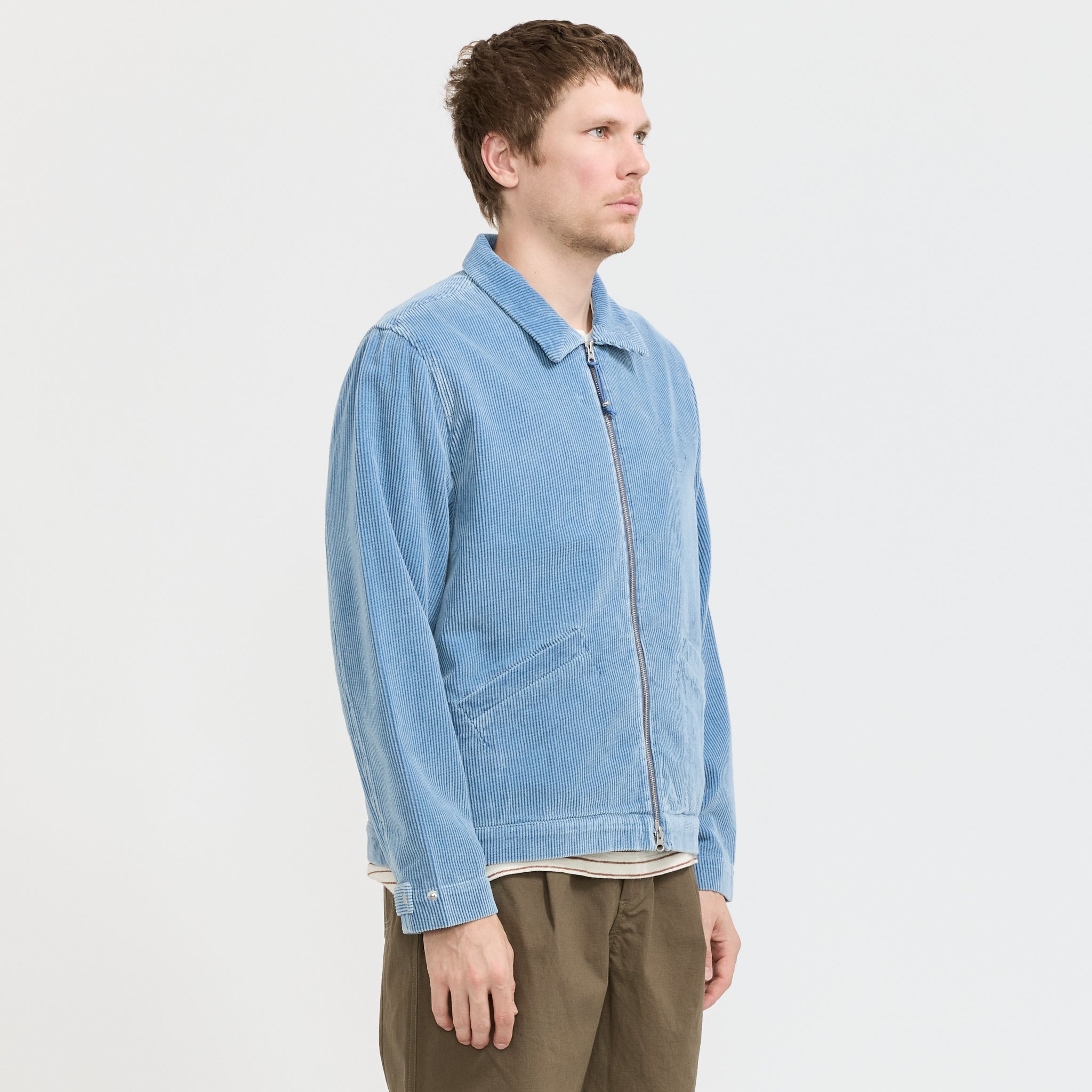 Folk | Signal Blouson Soft Blue Cord | Maplestore