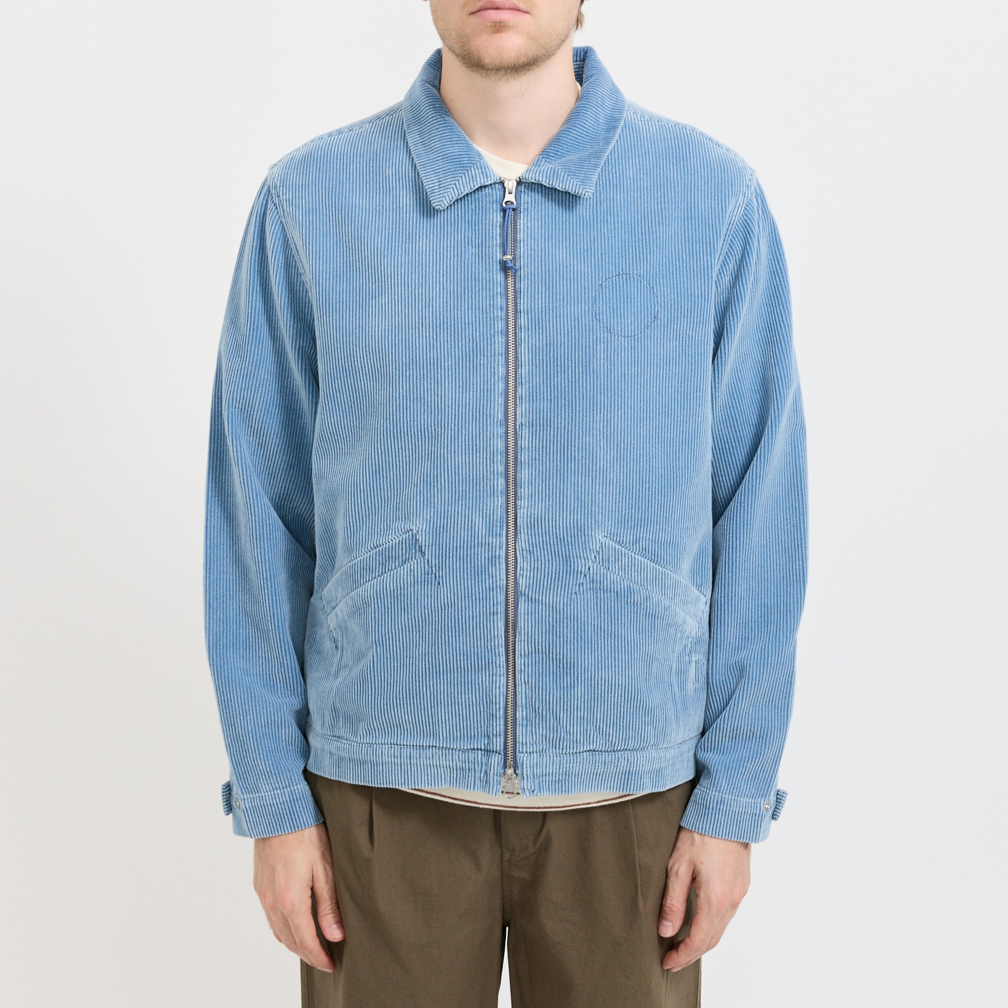 Folk | Signal Blouson Soft Blue Cord | Maplestore