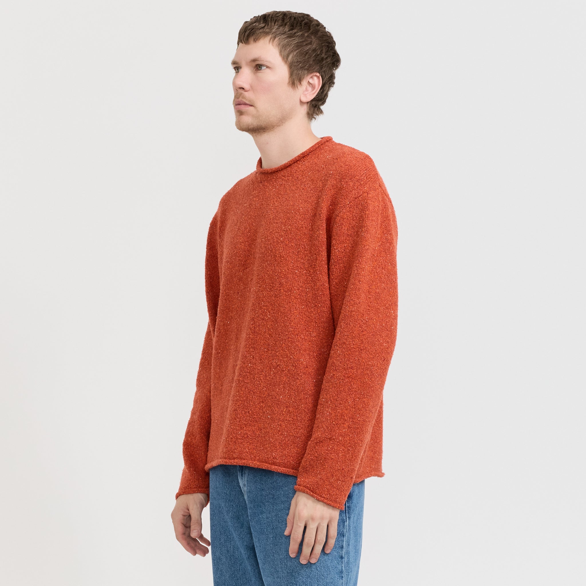 Folk | Slouch Crew Red Oxide | Maplestore