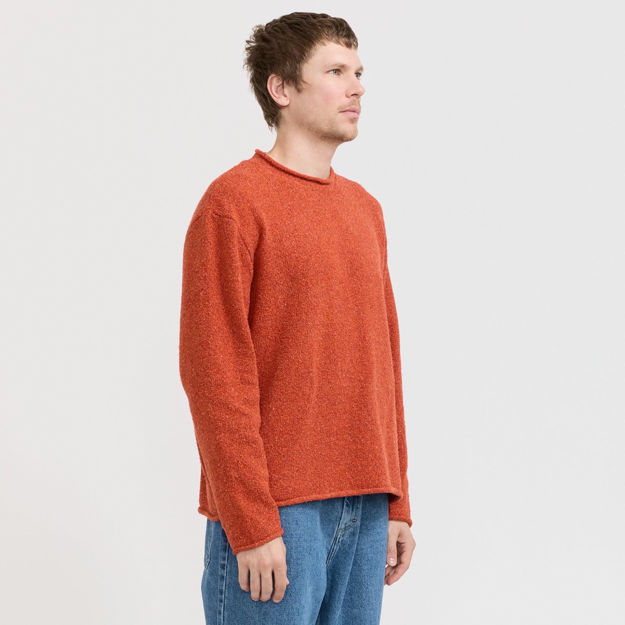 Folk | Slouch Crew Red Oxide | Maplestore