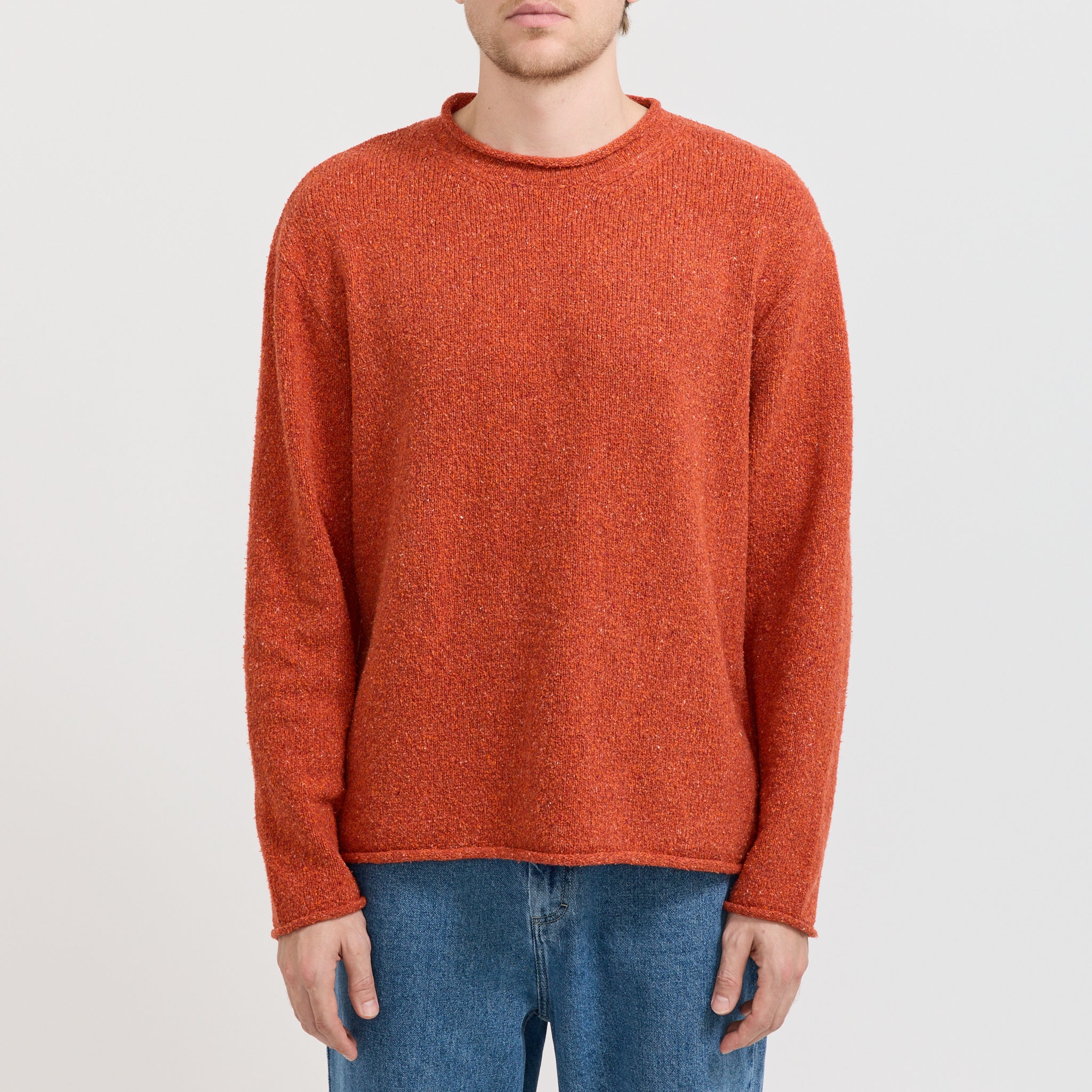 Folk | Slouch Crew Red Oxide | Maplestore