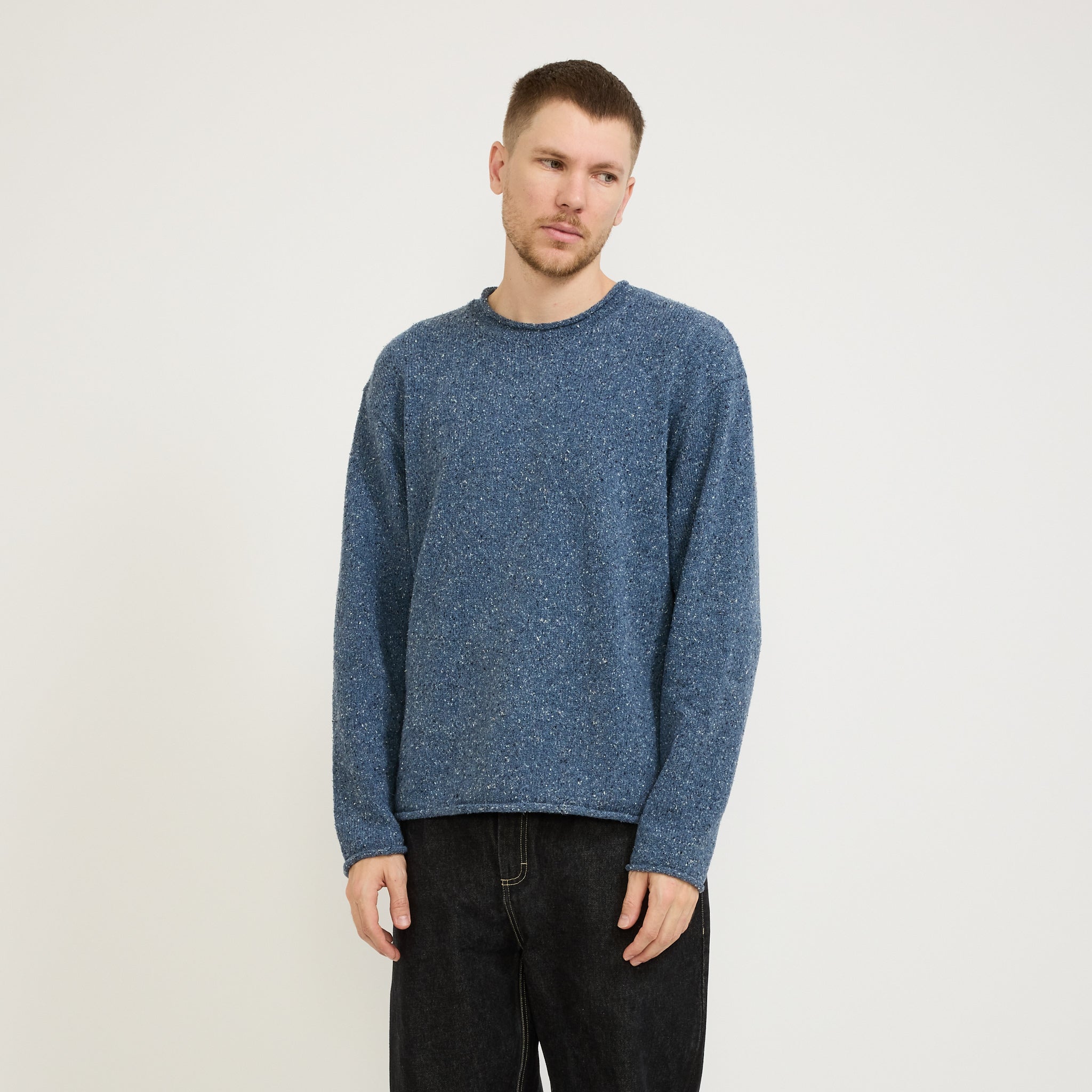 Slouch Crew Soft Navy