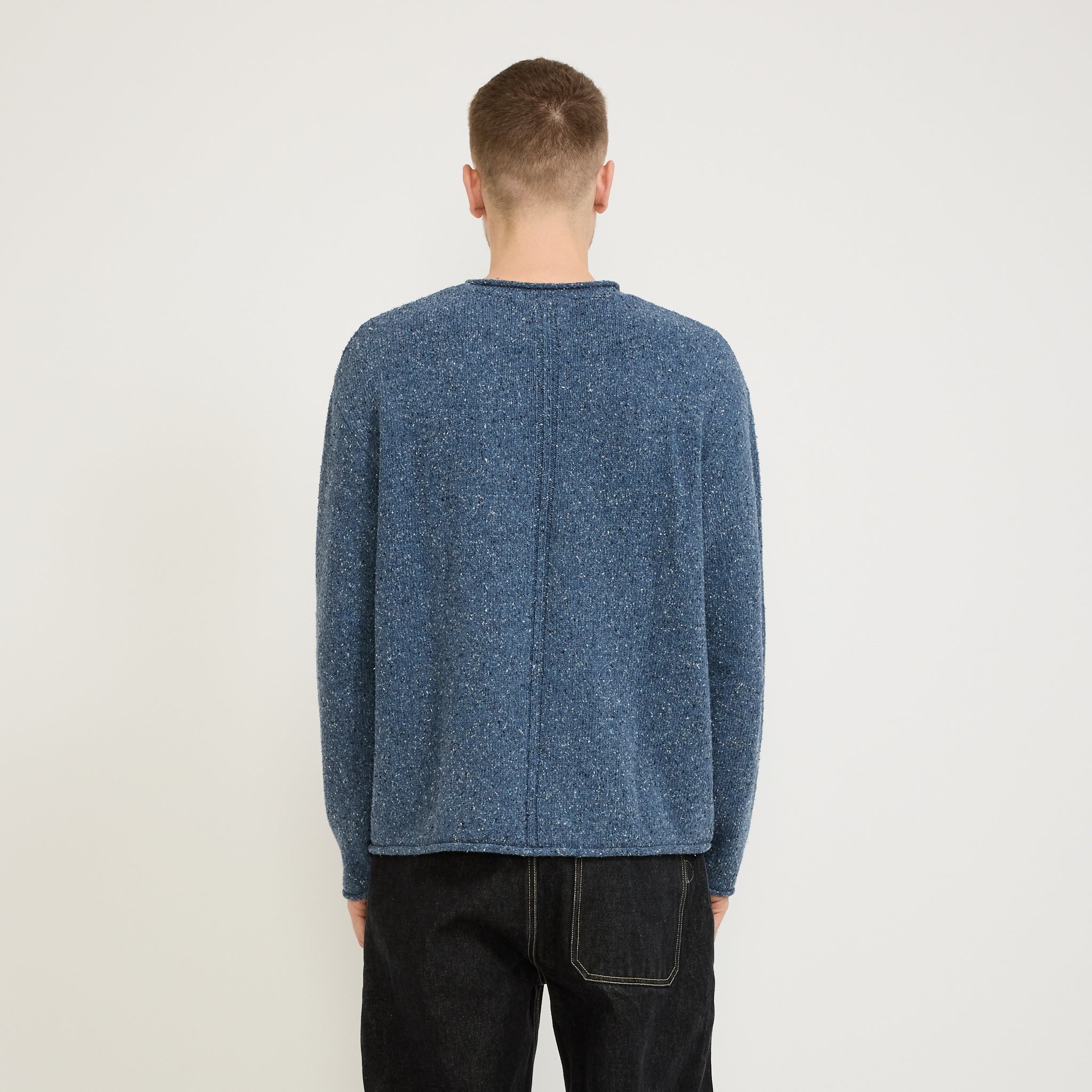 Folk | Slouch Crew Soft Navy | Maplestore