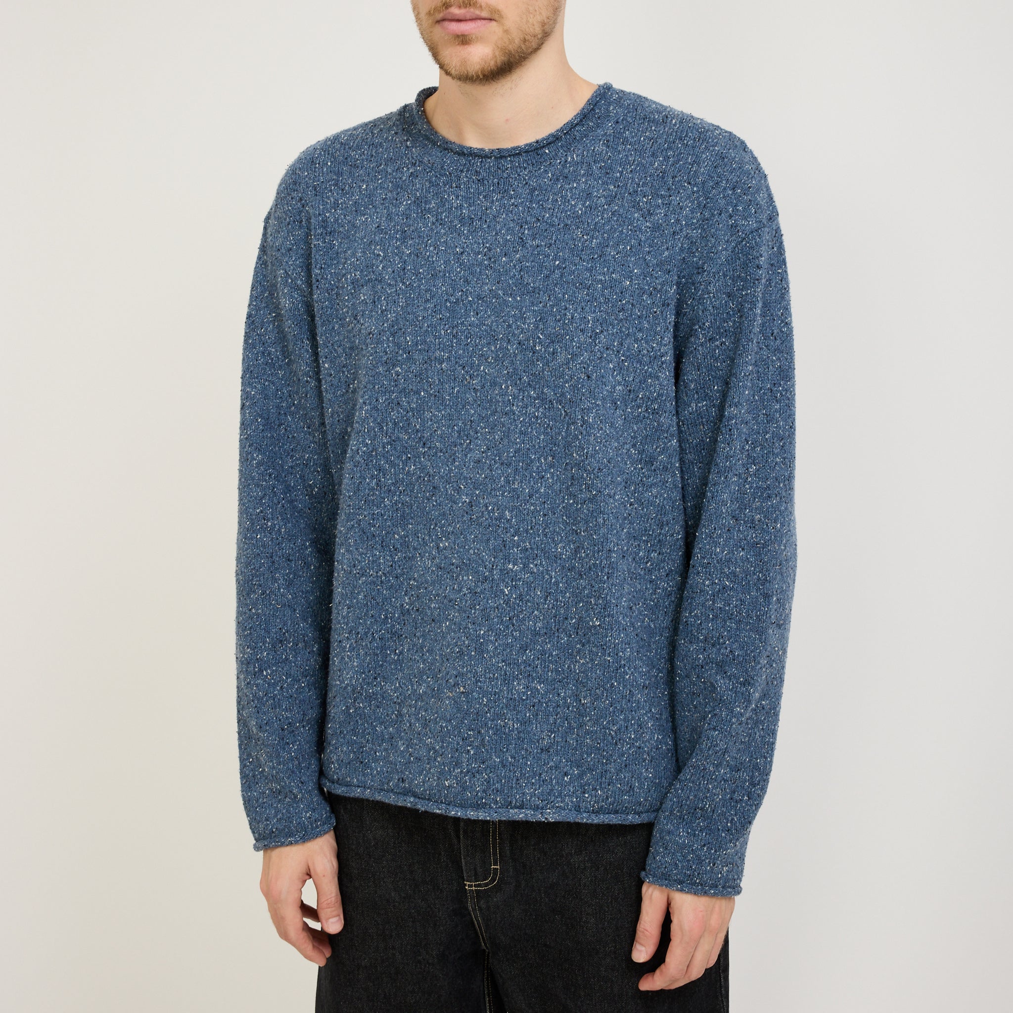 Folk | Slouch Crew Soft Navy | Maplestore