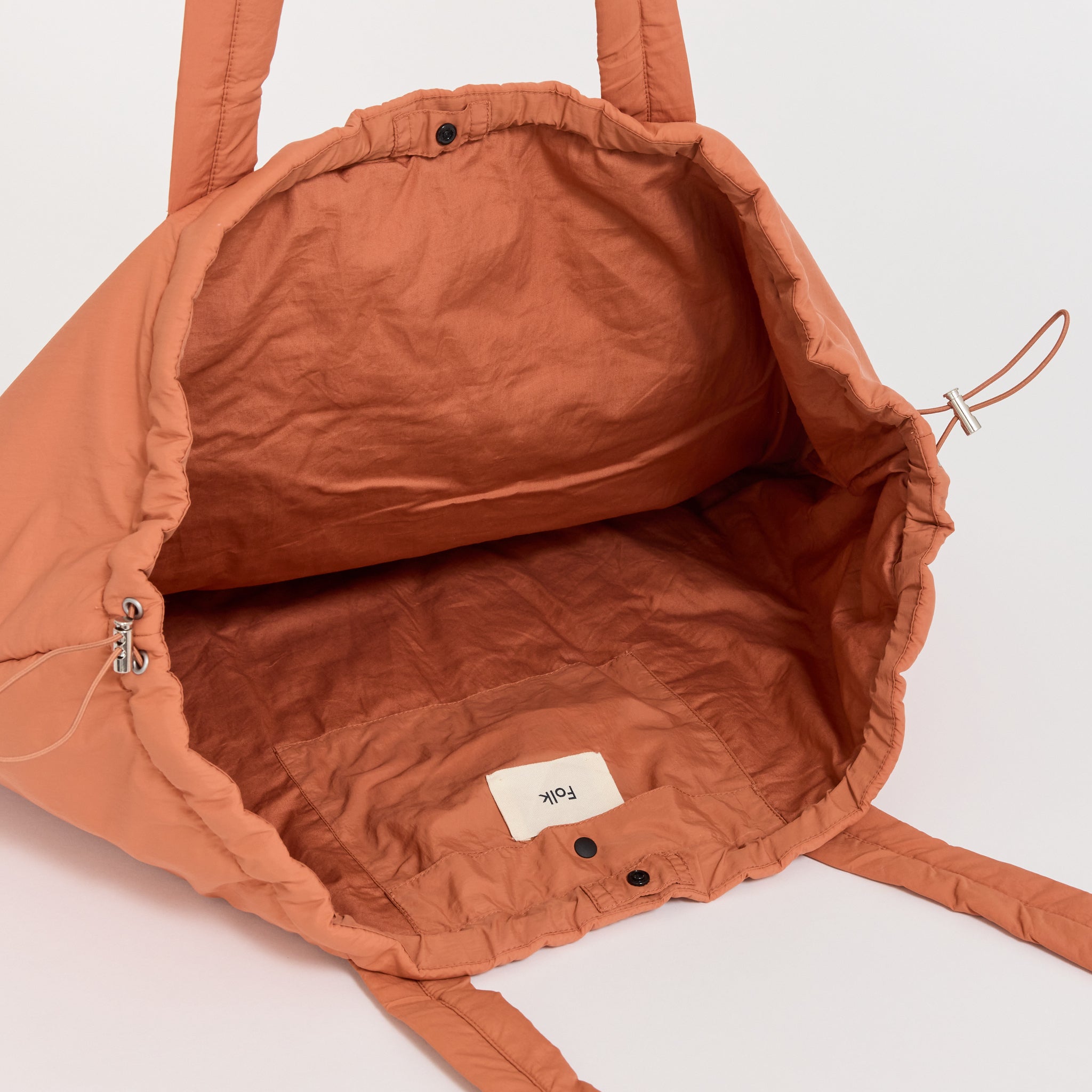 Folk | Wadded Tote Rust | Maplestore