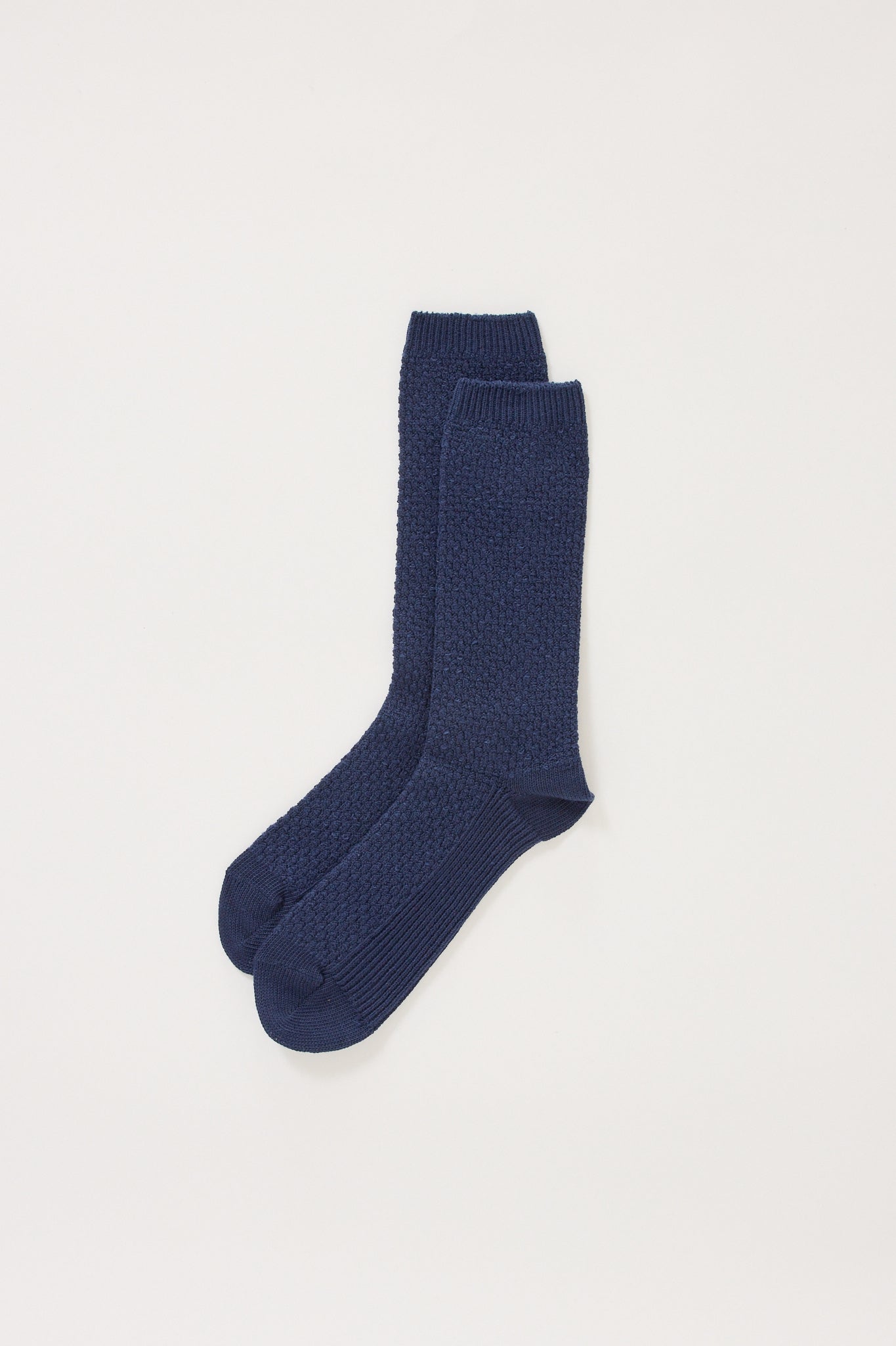 Folk | Waffle Sock Navy | Maplestore