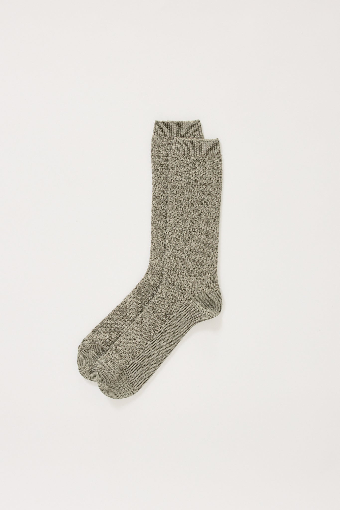 Folk | Waffle Sock Sage | Maplestore