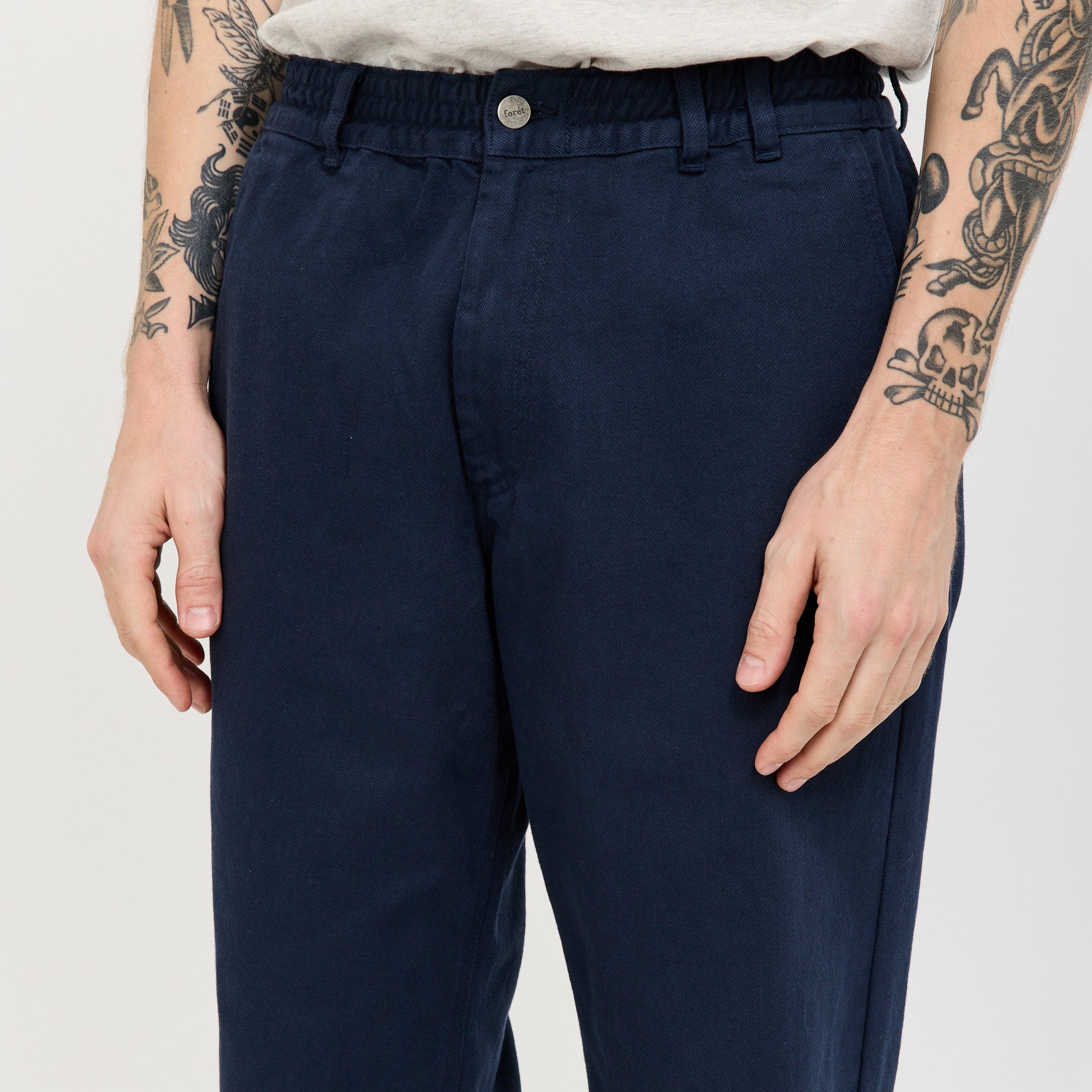 Clay Twill Pants Navy