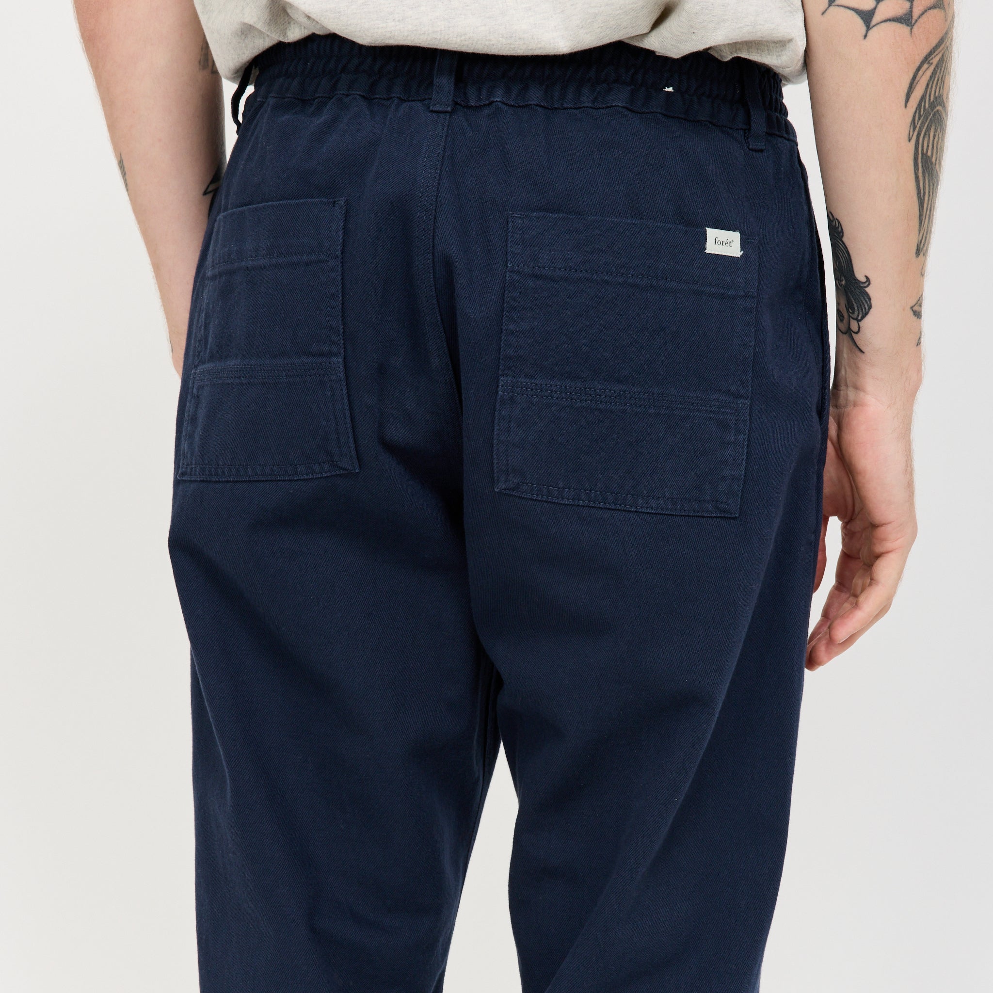 Clay Twill Pants Navy