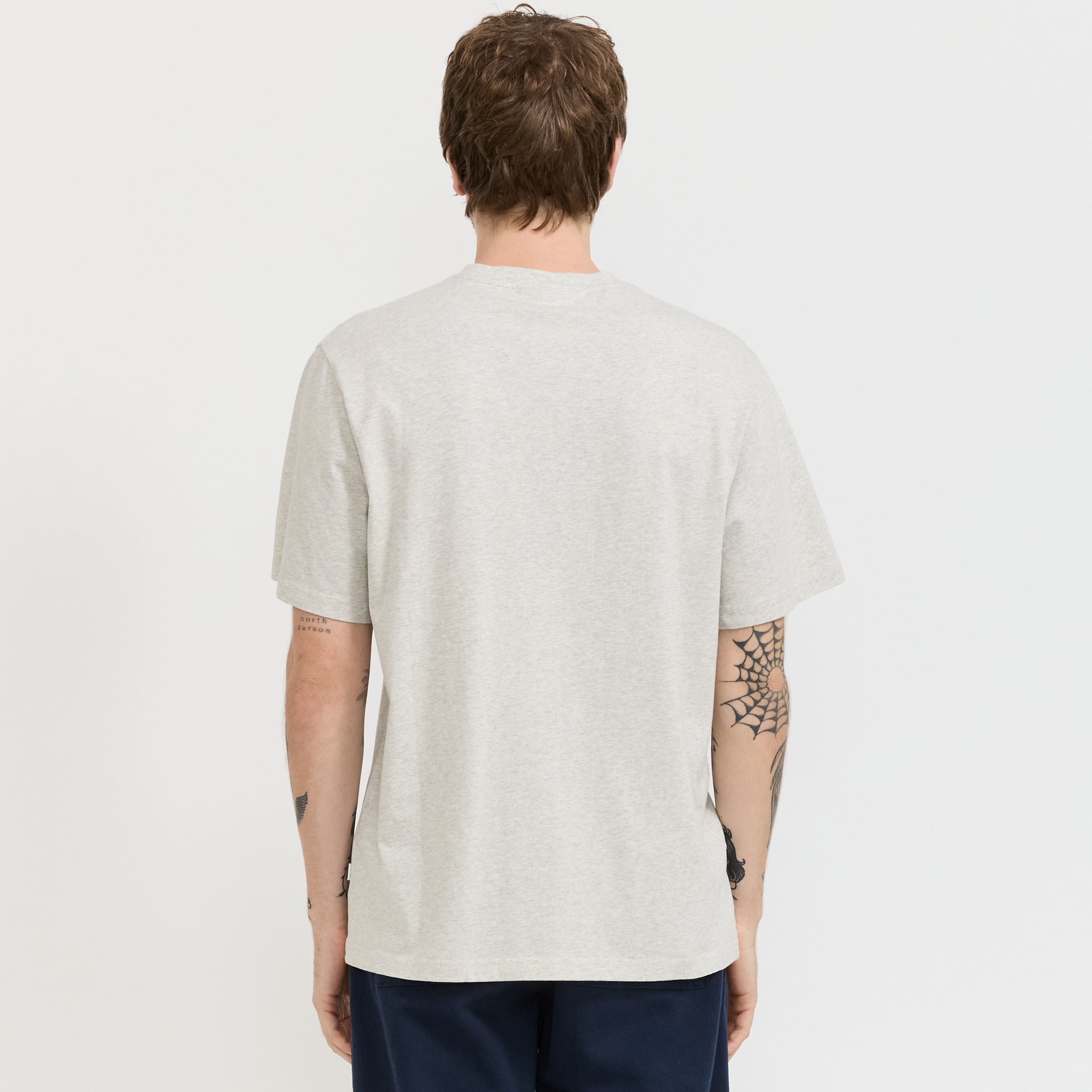 Flag T-Shirt Snow Melange