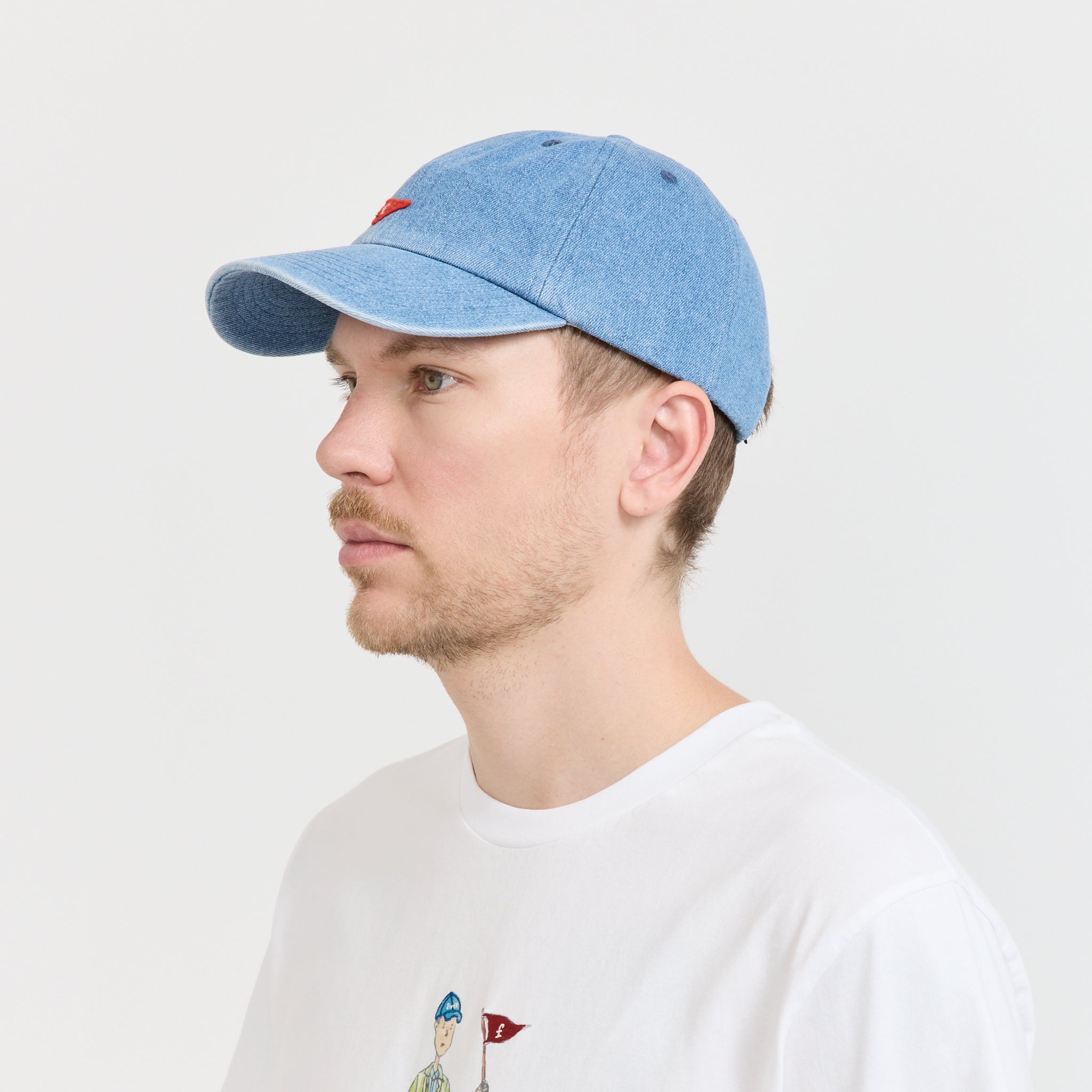 Foret | Flag Washed Cap Denim | Maplestore