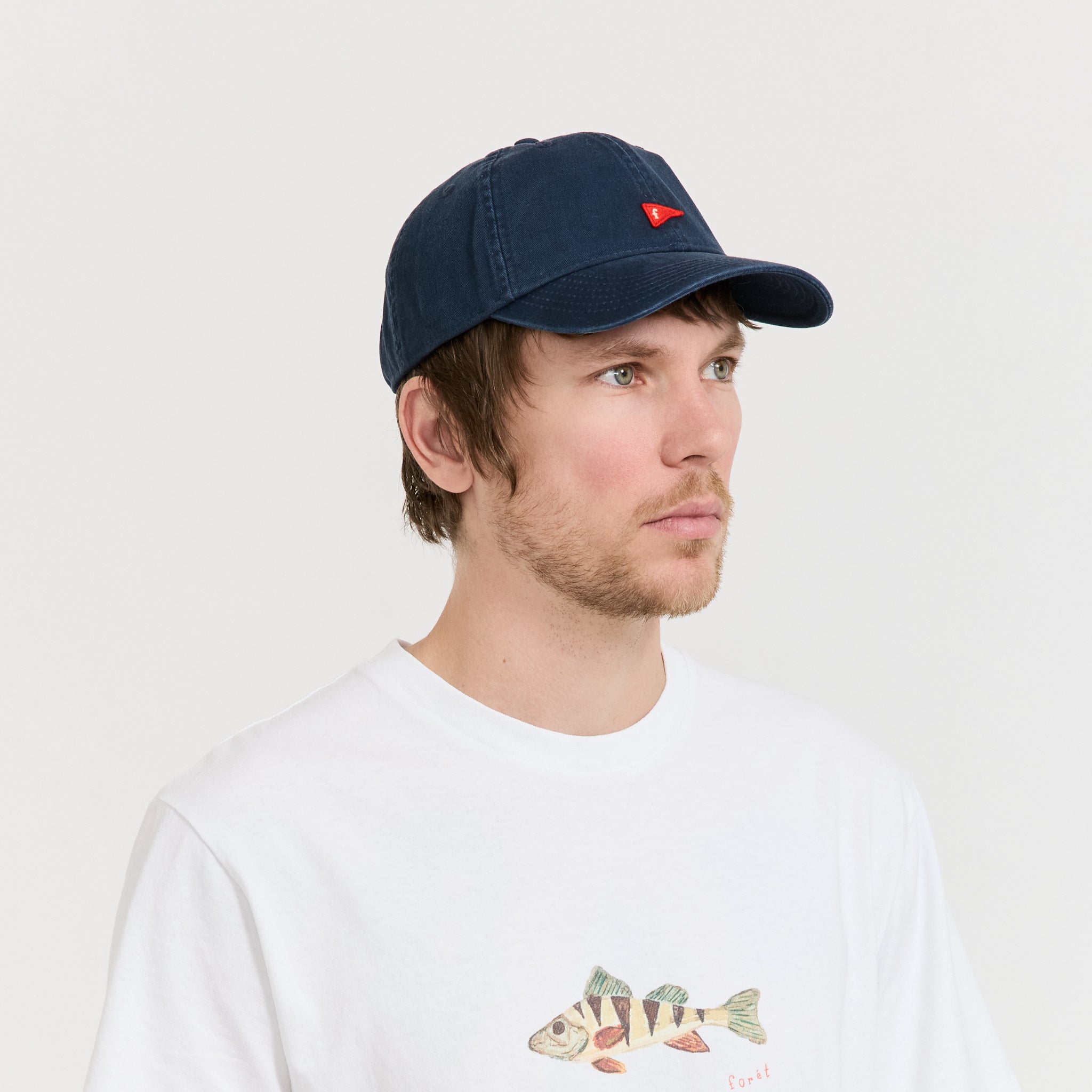 Flag Washed Cap Navy