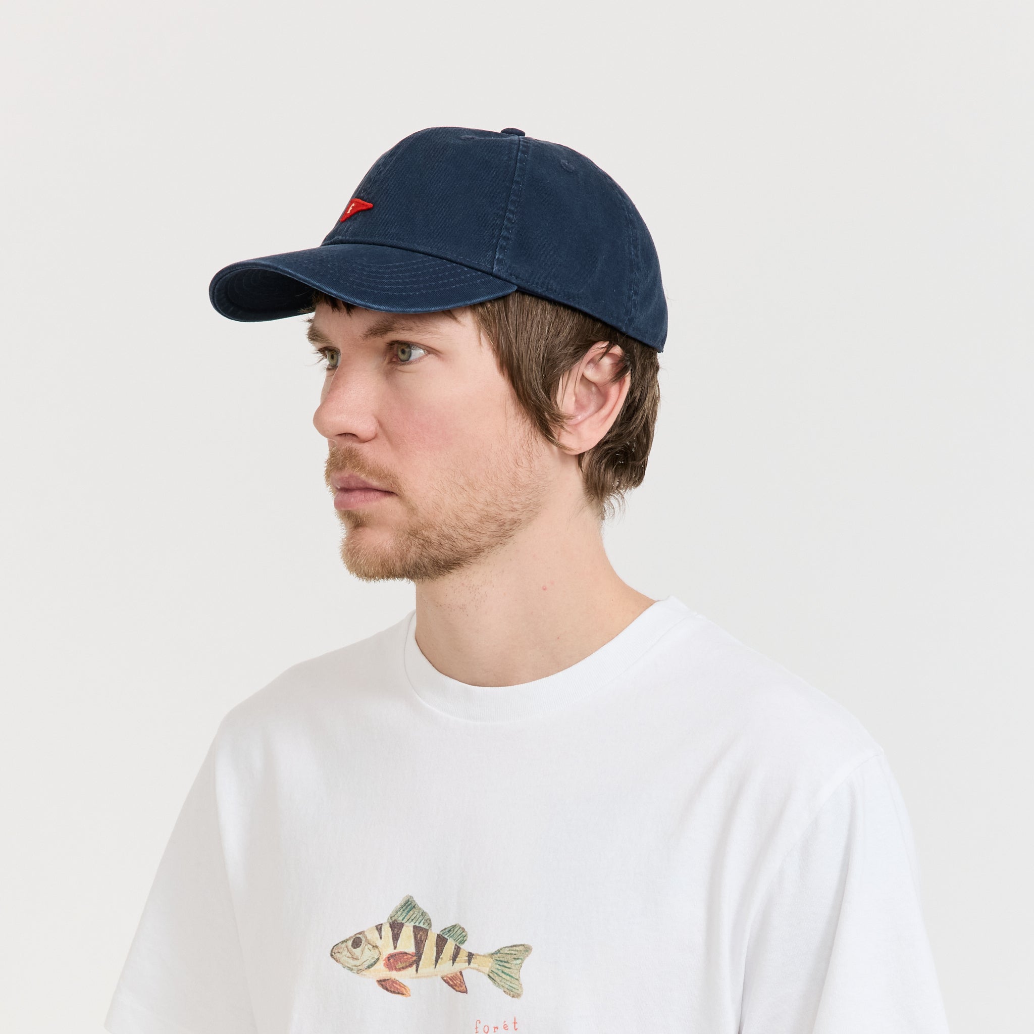 Flag Washed Cap Navy