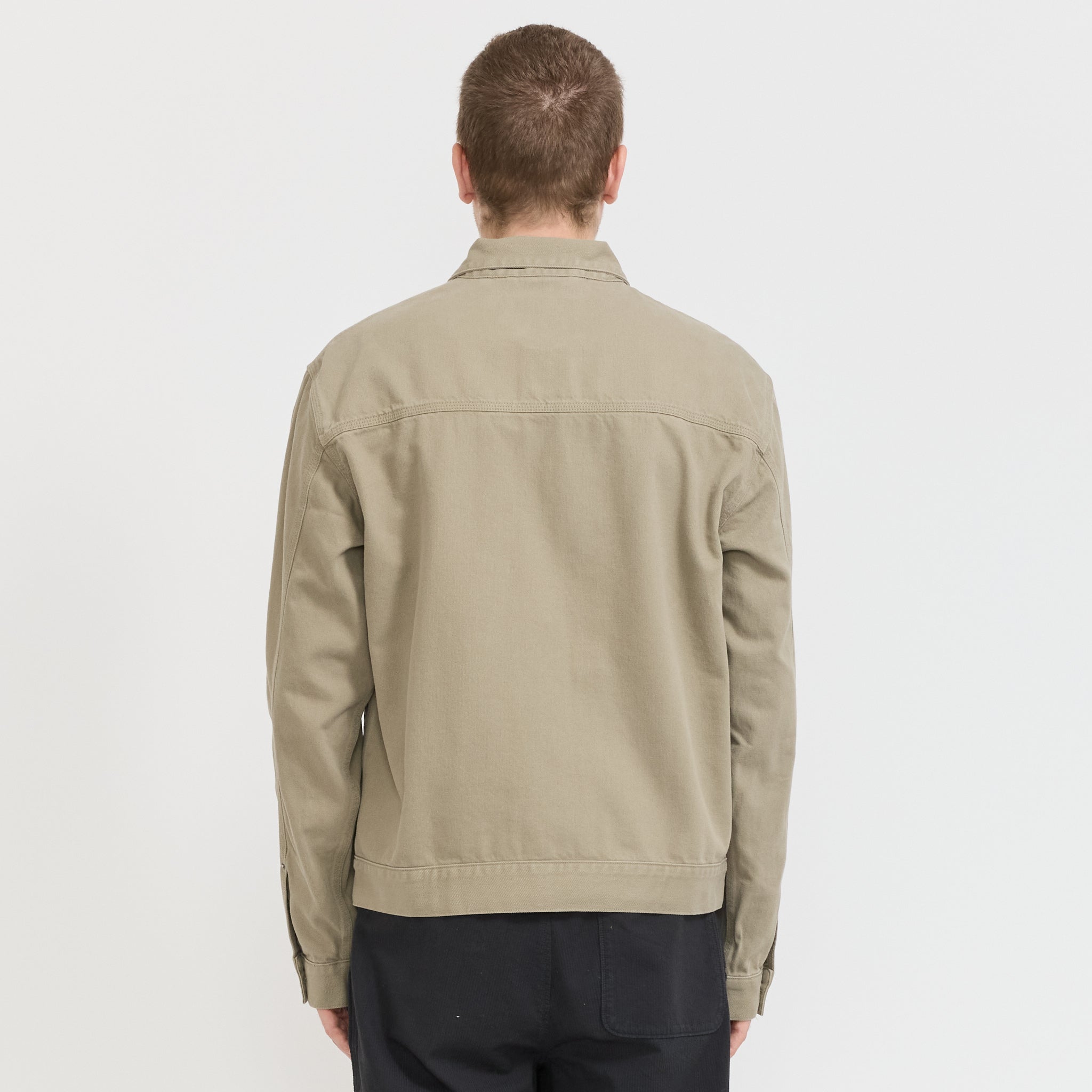 Foret | Hazy Twill Jacket Light Taupe | Maplestore