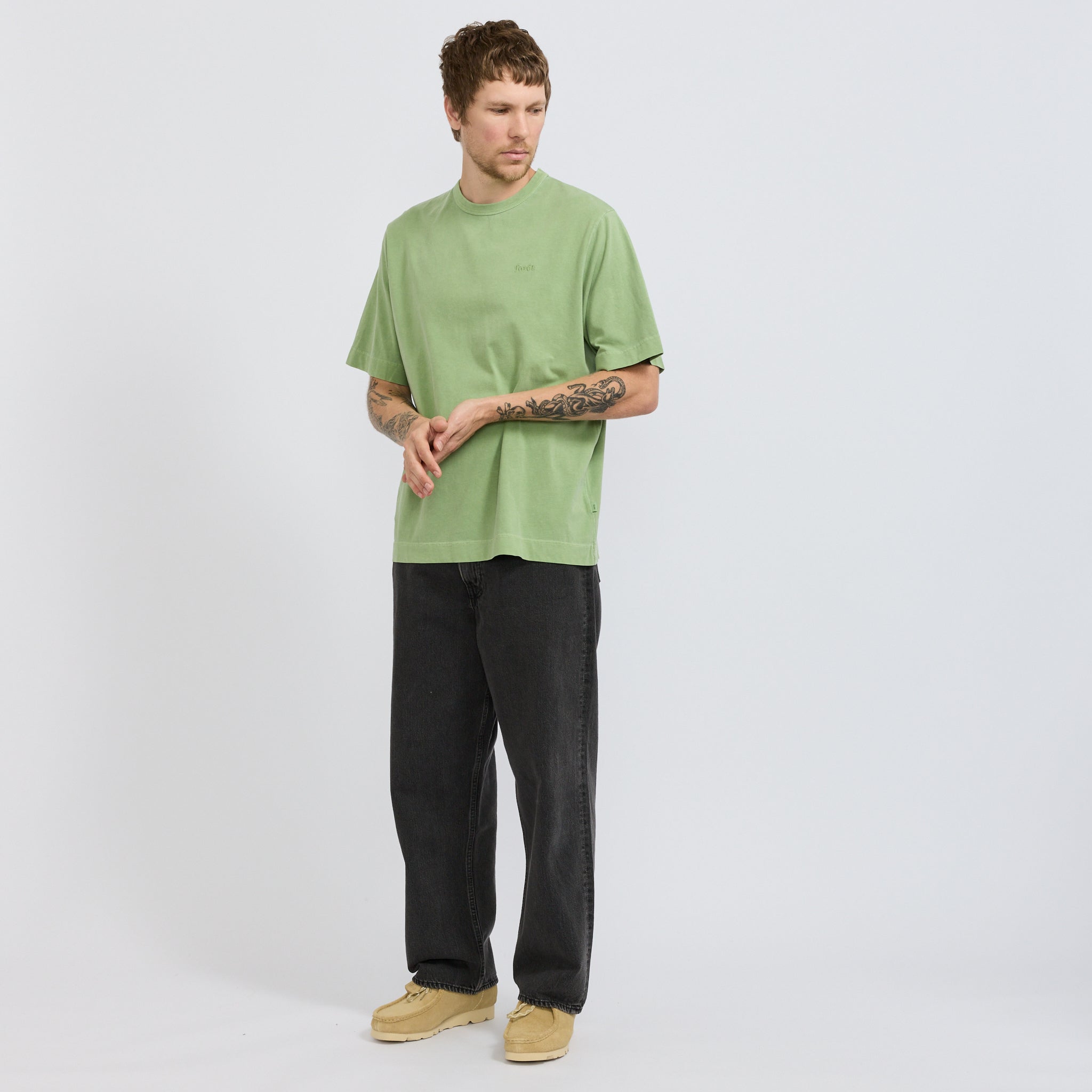Foret | Park Relaxed Fit T-Shirt Vibrant Moss | Maplestore