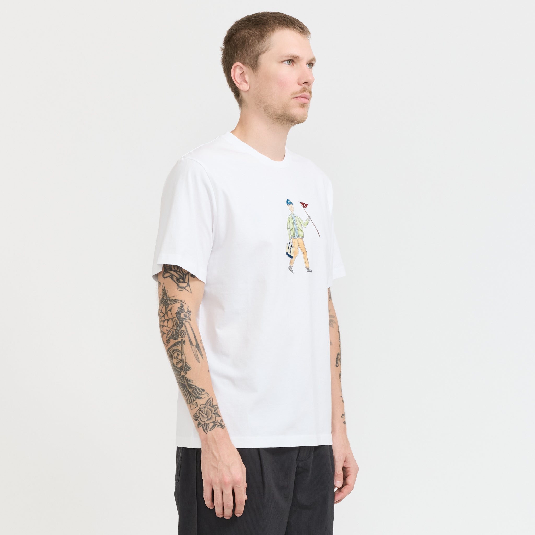 Foret | Patrol T-Shirt White | Maplestore