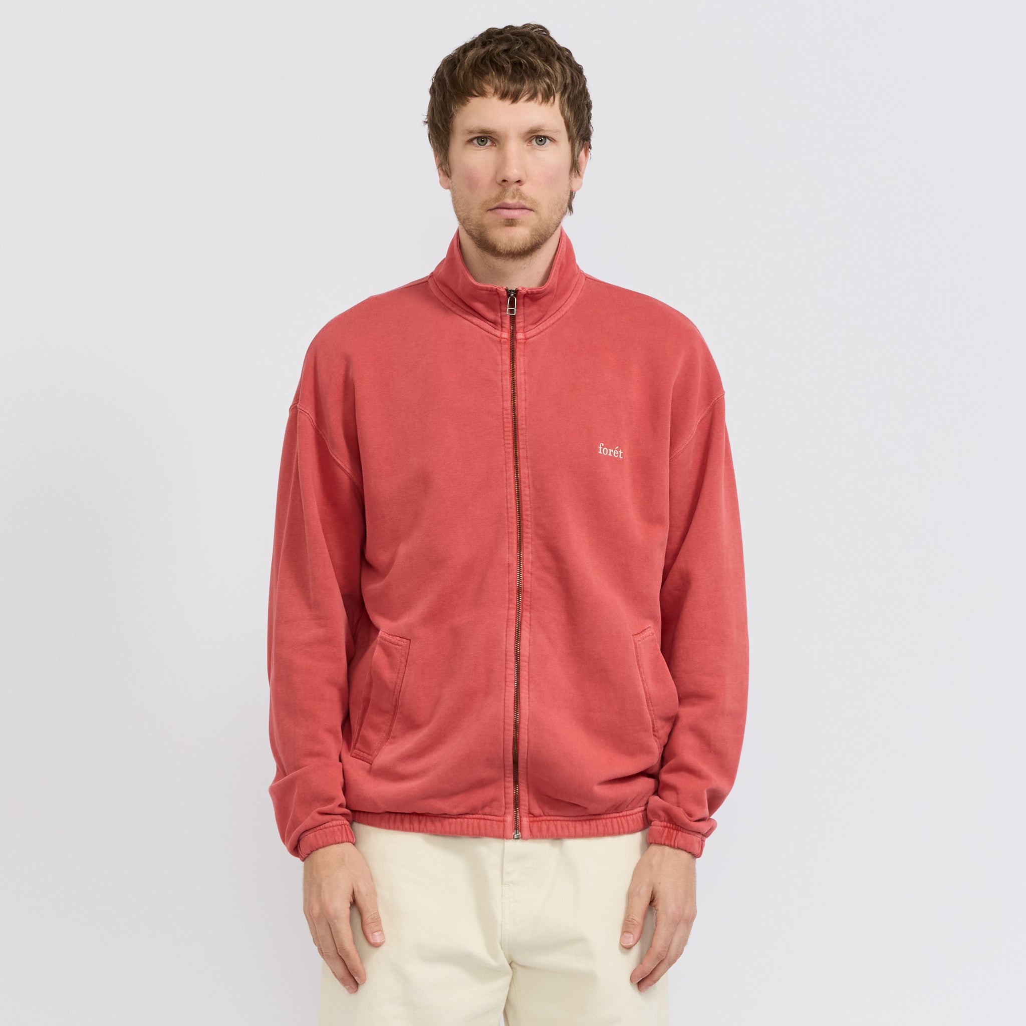 Foret | Ranger Zip Sweat Jacket Red | Maplestore