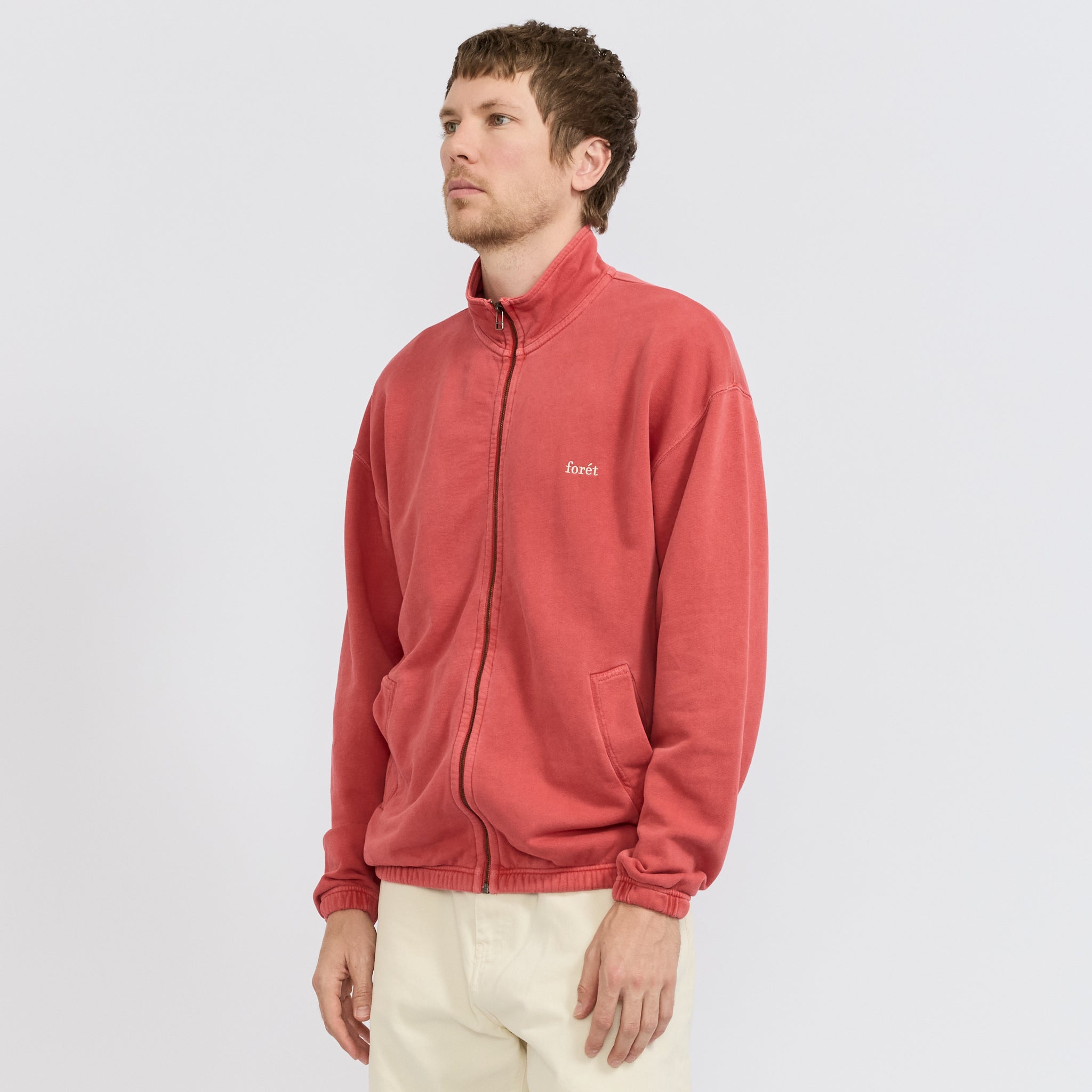 Foret | Ranger Zip Sweat Jacket Red | Maplestore