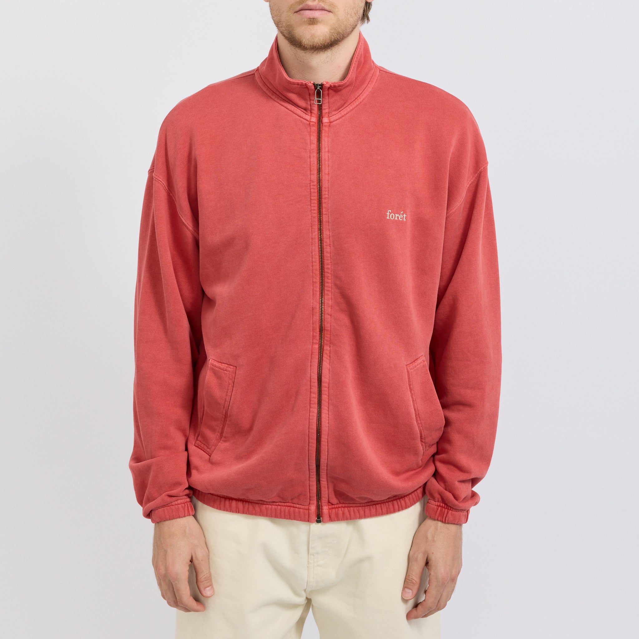 Foret | Ranger Zip Sweat Jacket Red | Maplestore
