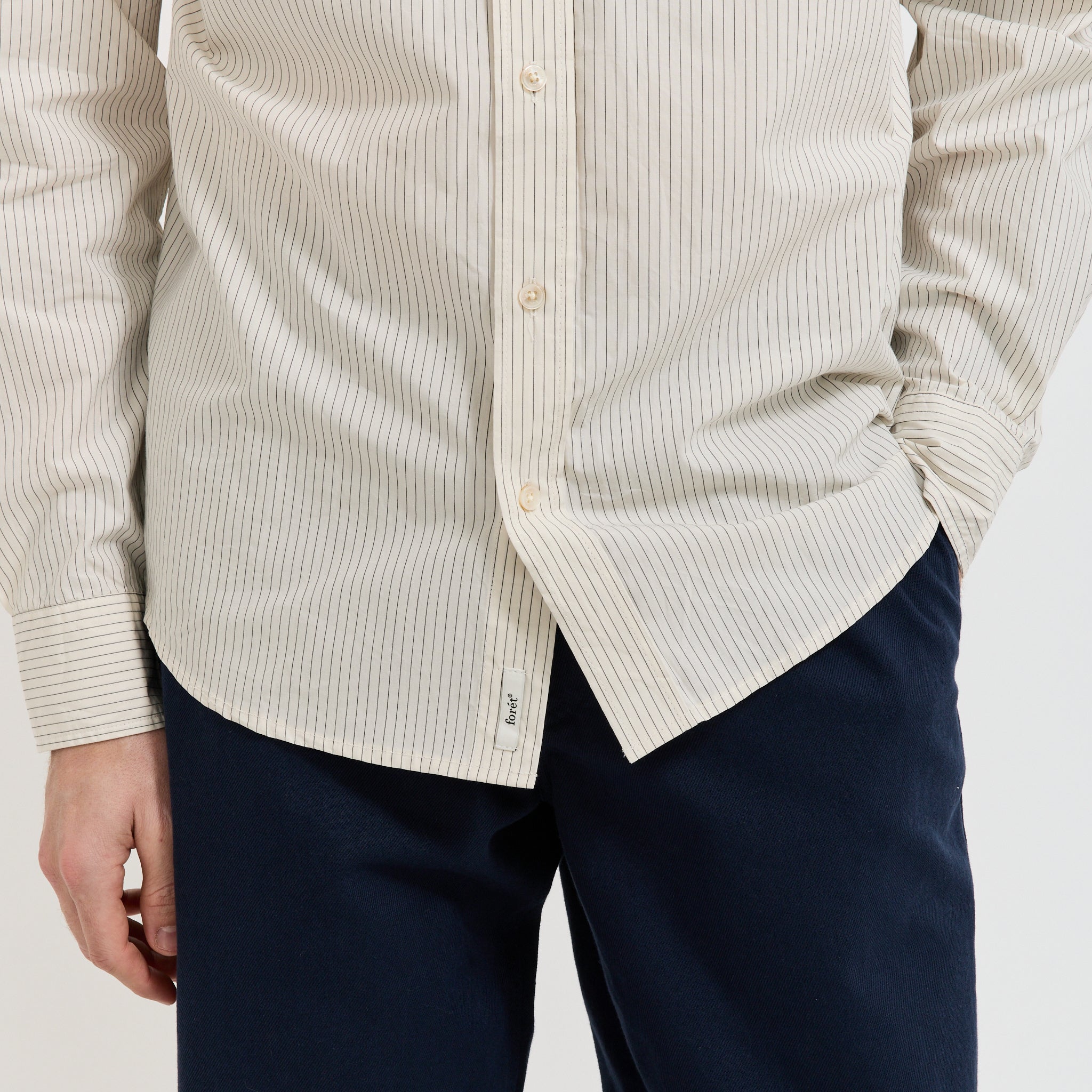 Scout Poplin Relaxed Fit Shirt Cloud Stripe