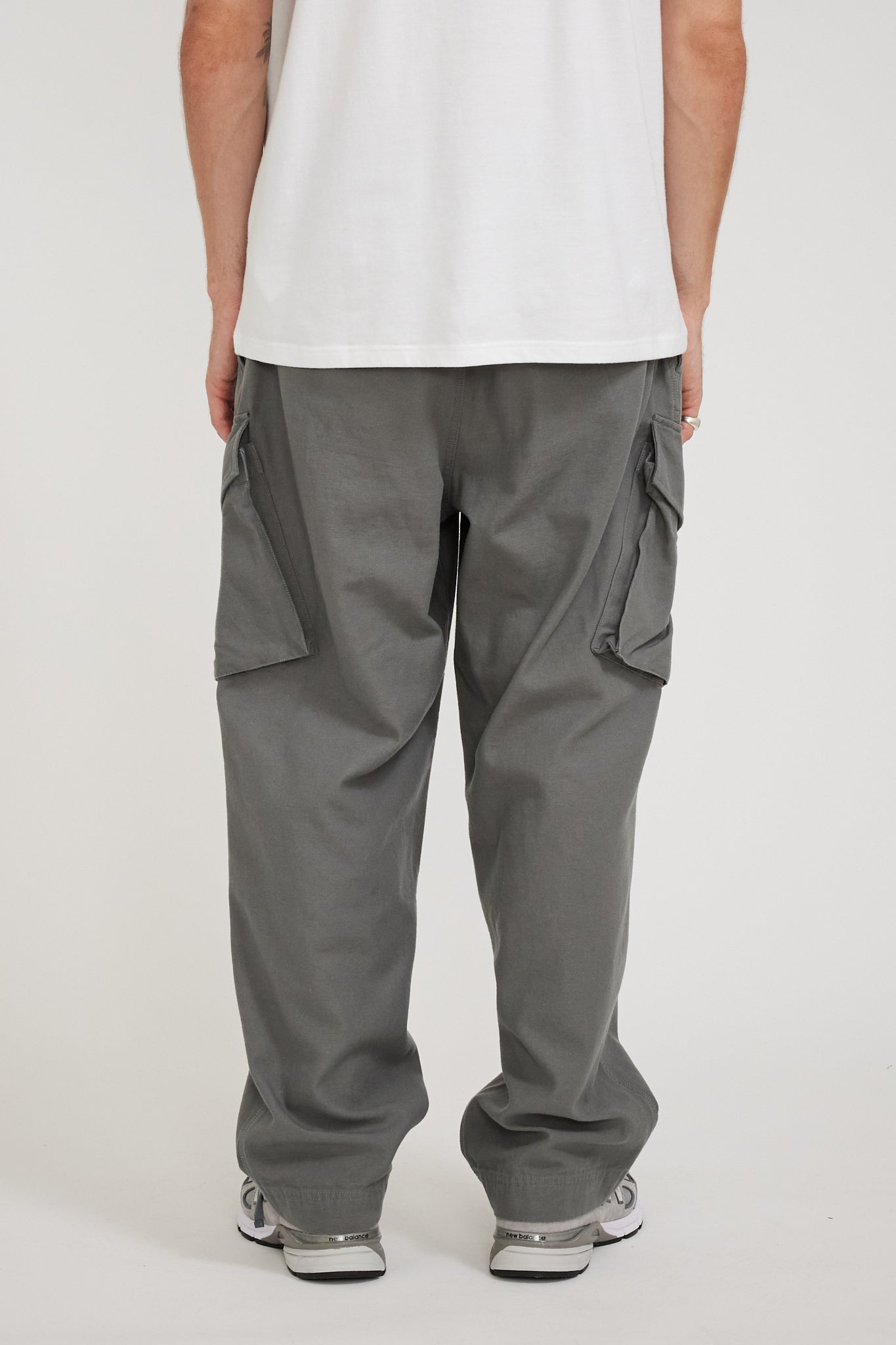 Frizmworks | Backsatin Royal Navy Combat Pants Steel Gray | Maplestore