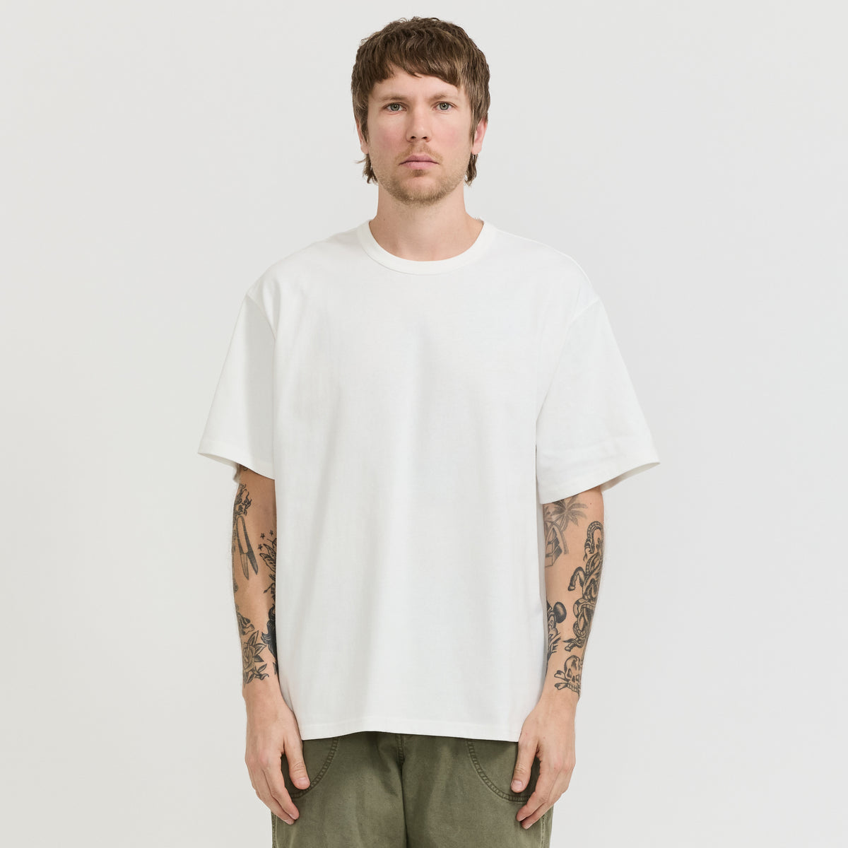 OG Double Rib Oversized Tee White
