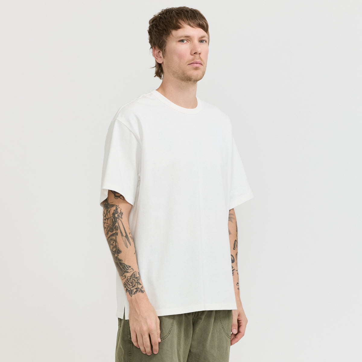 OG Double Rib Oversized Tee White
