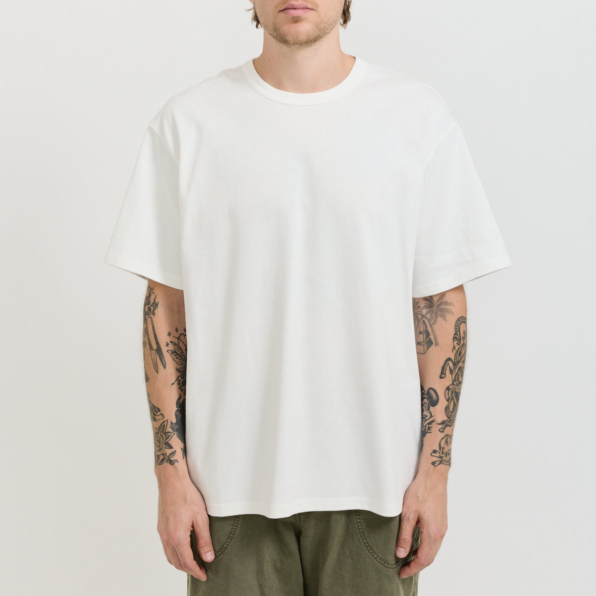 OG Double Rib Oversized Tee White