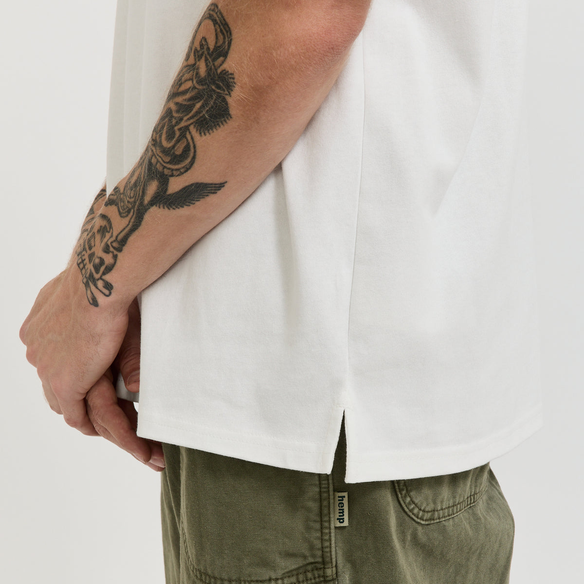 OG Double Rib Oversized Tee White