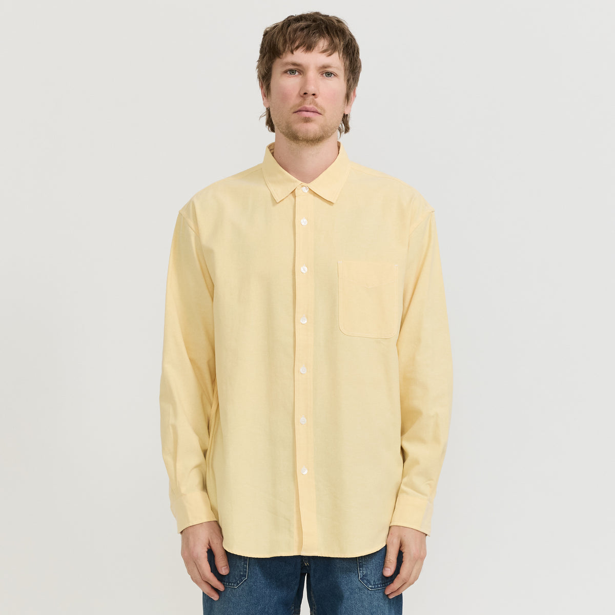OG Oxford Oversized Shirt Yellow