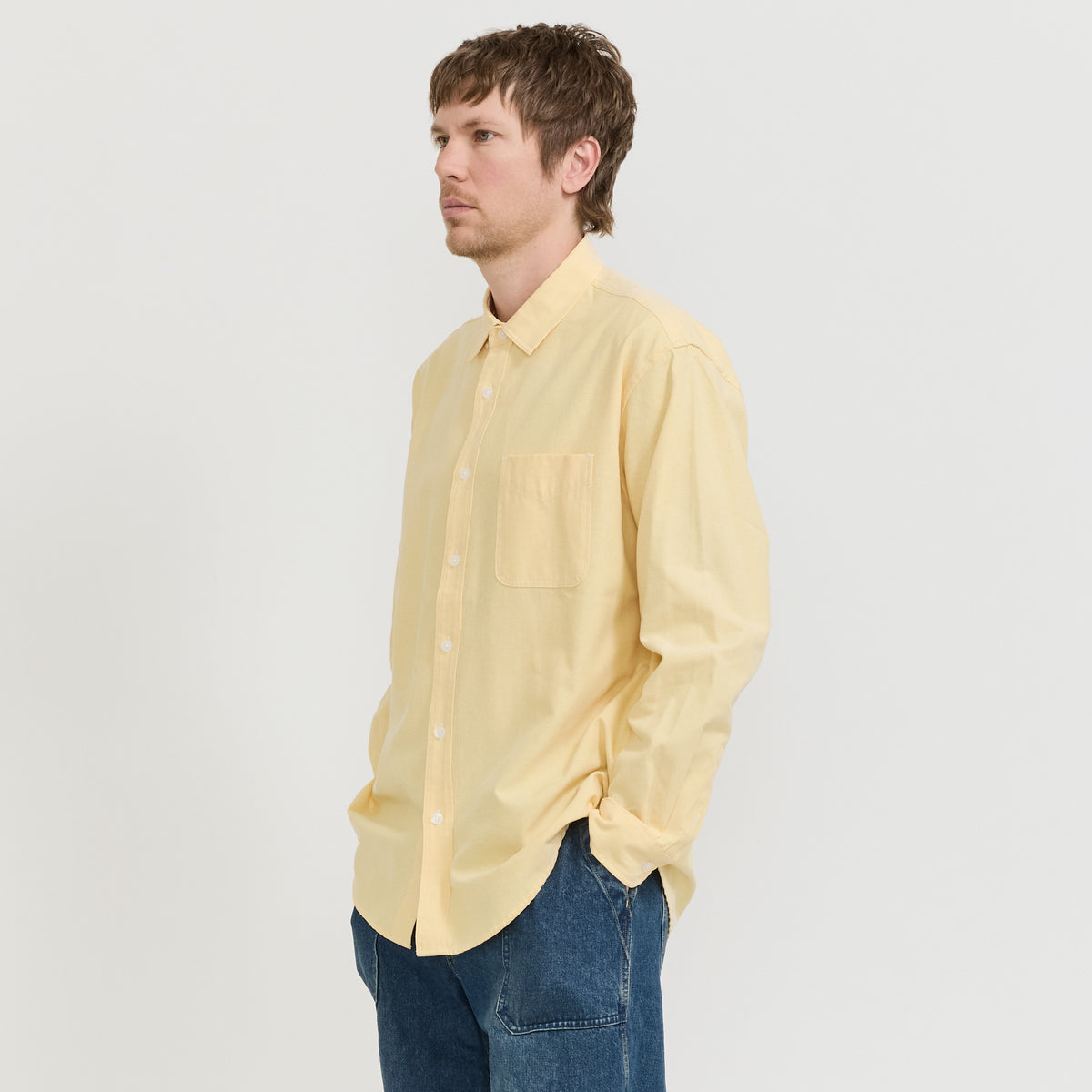 OG Oxford Oversized Shirt Yellow