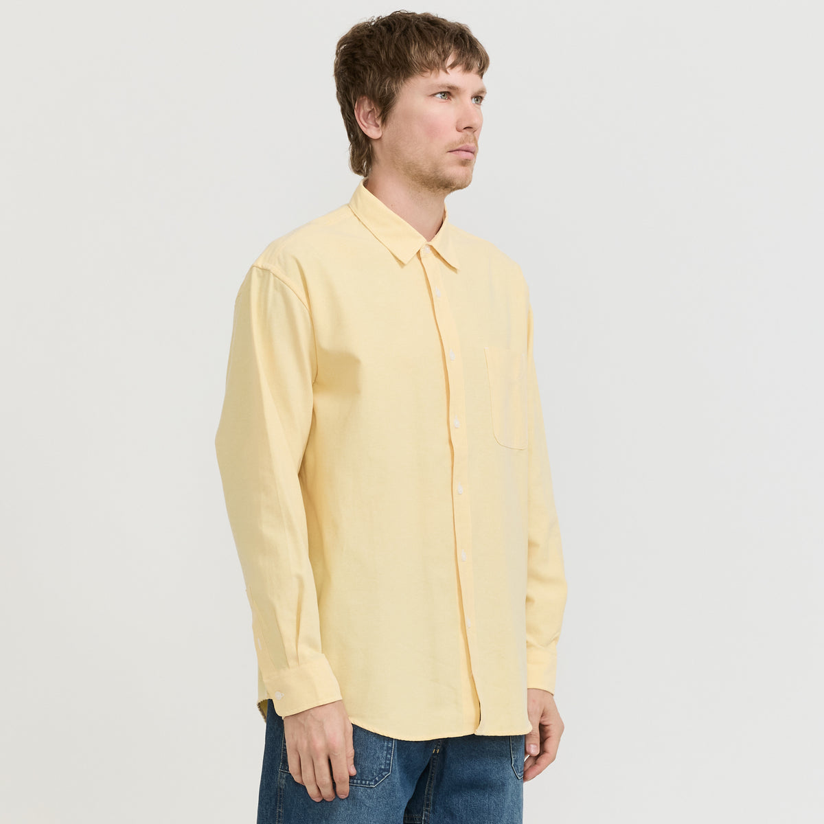 OG Oxford Oversized Shirt Yellow