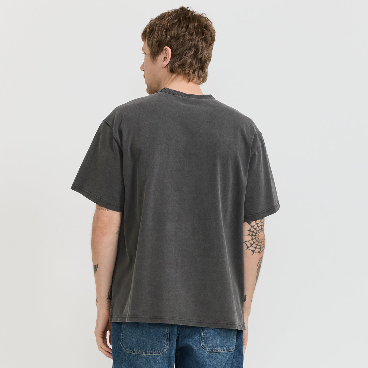 OG Pigment Dyeing Half Tee Charcoal