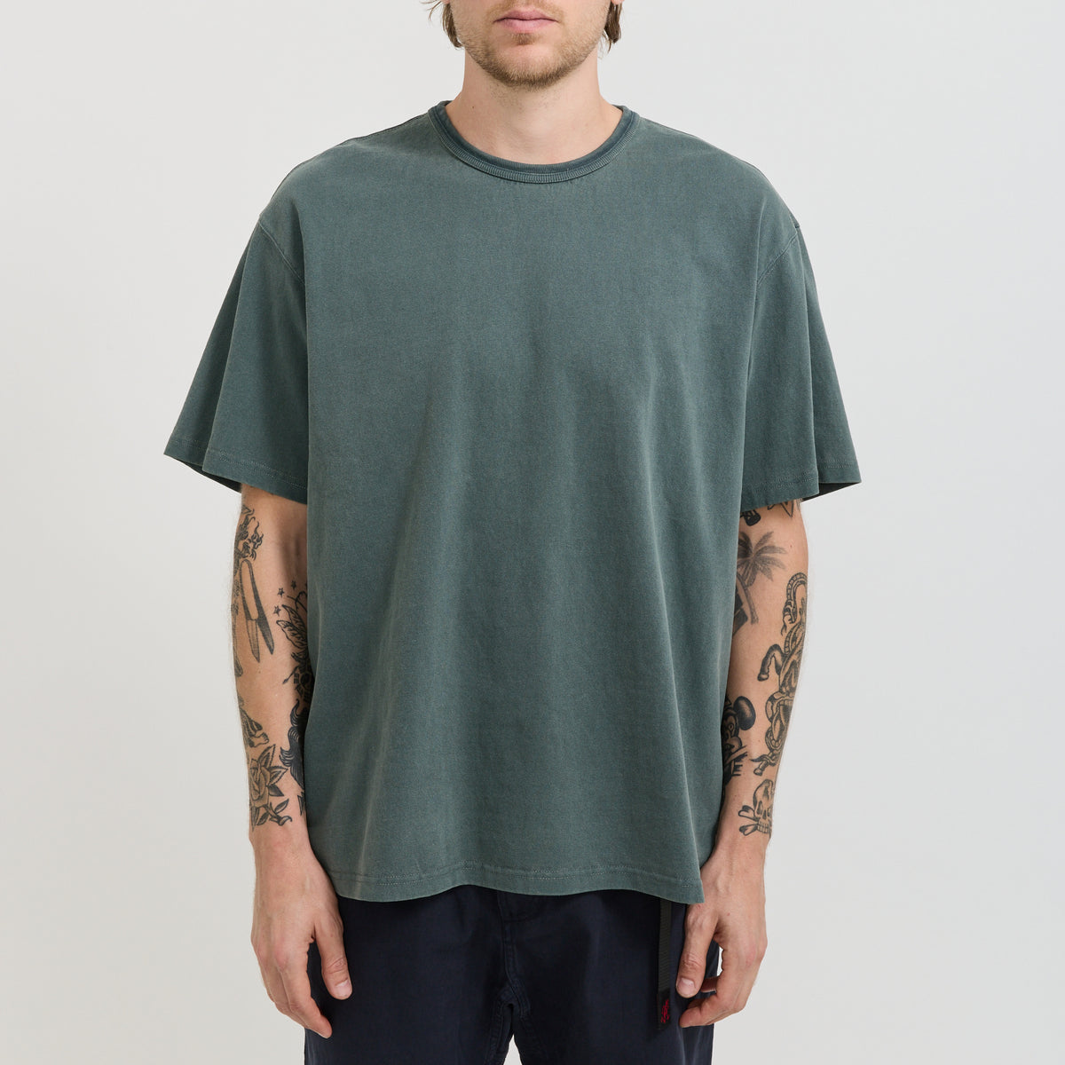 OG Pigment Dyeing Half Tee Dark Green
