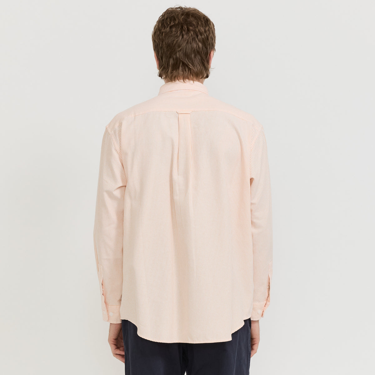 OG Stripe Oversized Shirt Orange