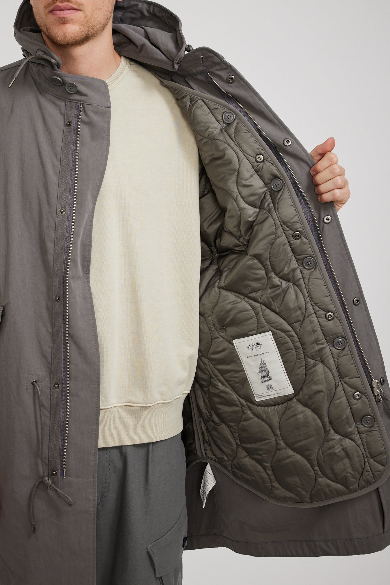 Frizmworks | Vincent M1965 Fishtail Parka Gray | Maplestore