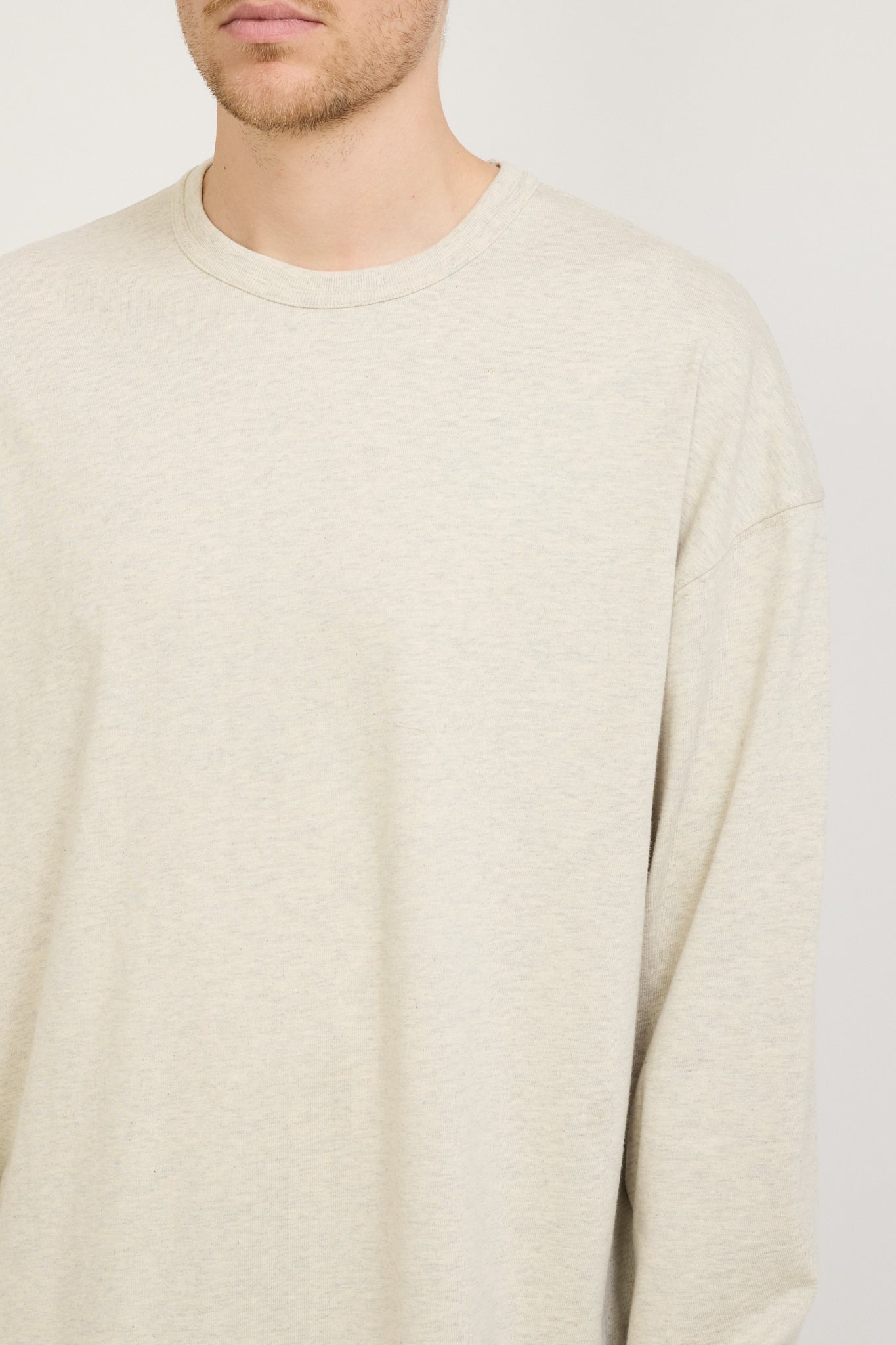 Frizmworks | OG Double Rib L/S Tee Oatmeal | Maplestore