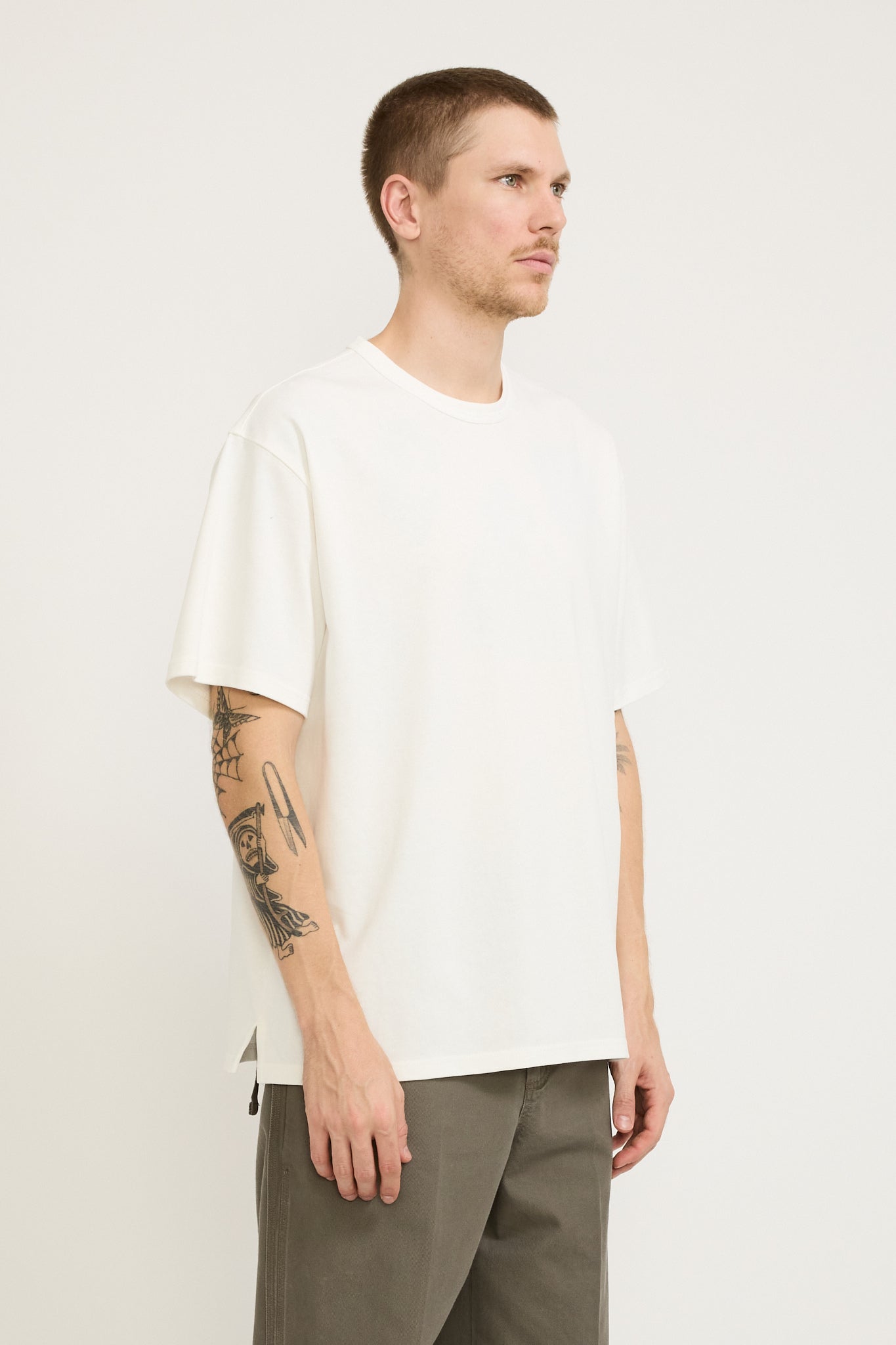 Frizmworks | OG Double Rib Oversized Tee White | Maplestore