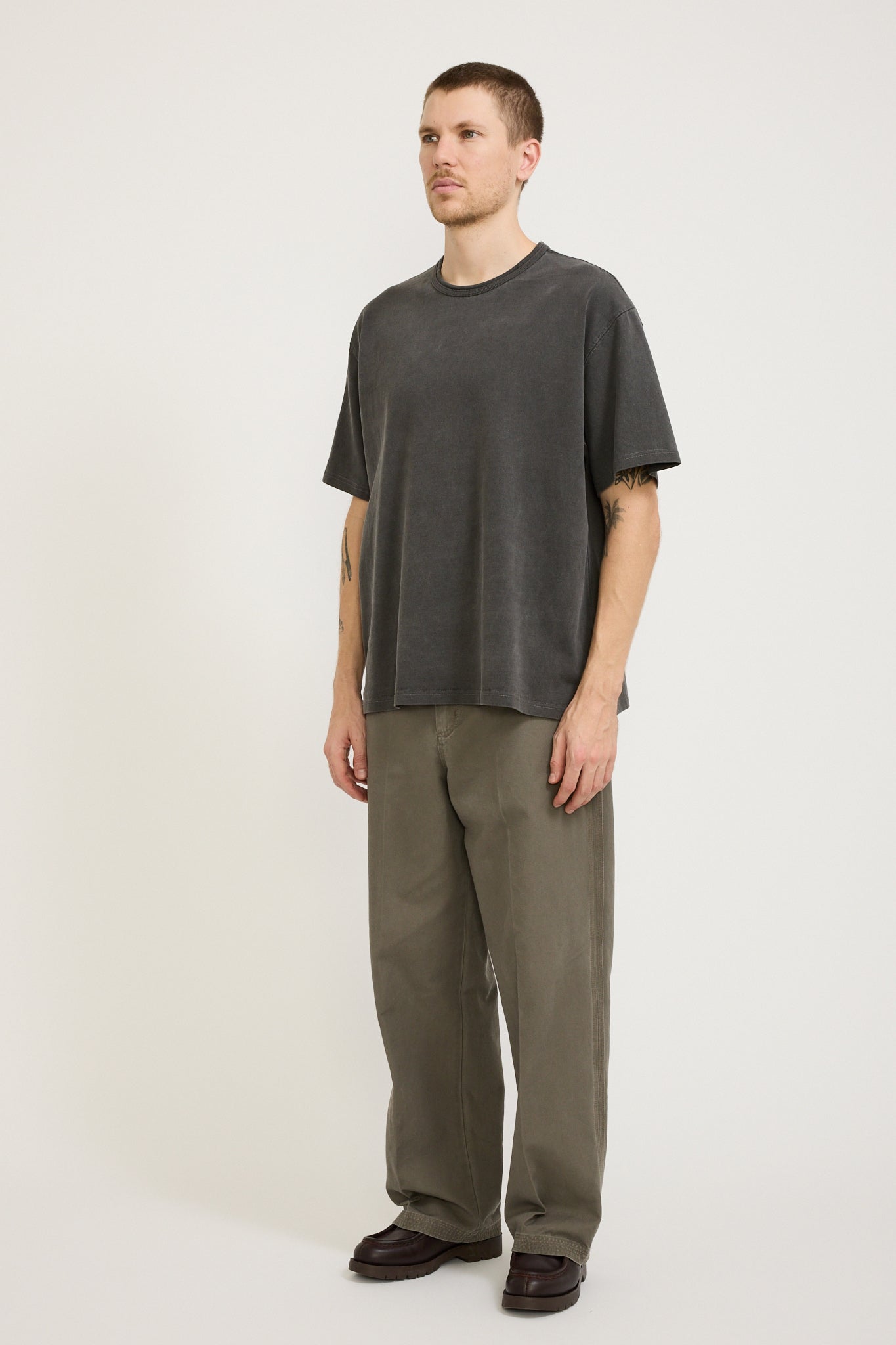 Frizmworks | OG Pigment Dyeing Half Tee Charcoal | Maplestore