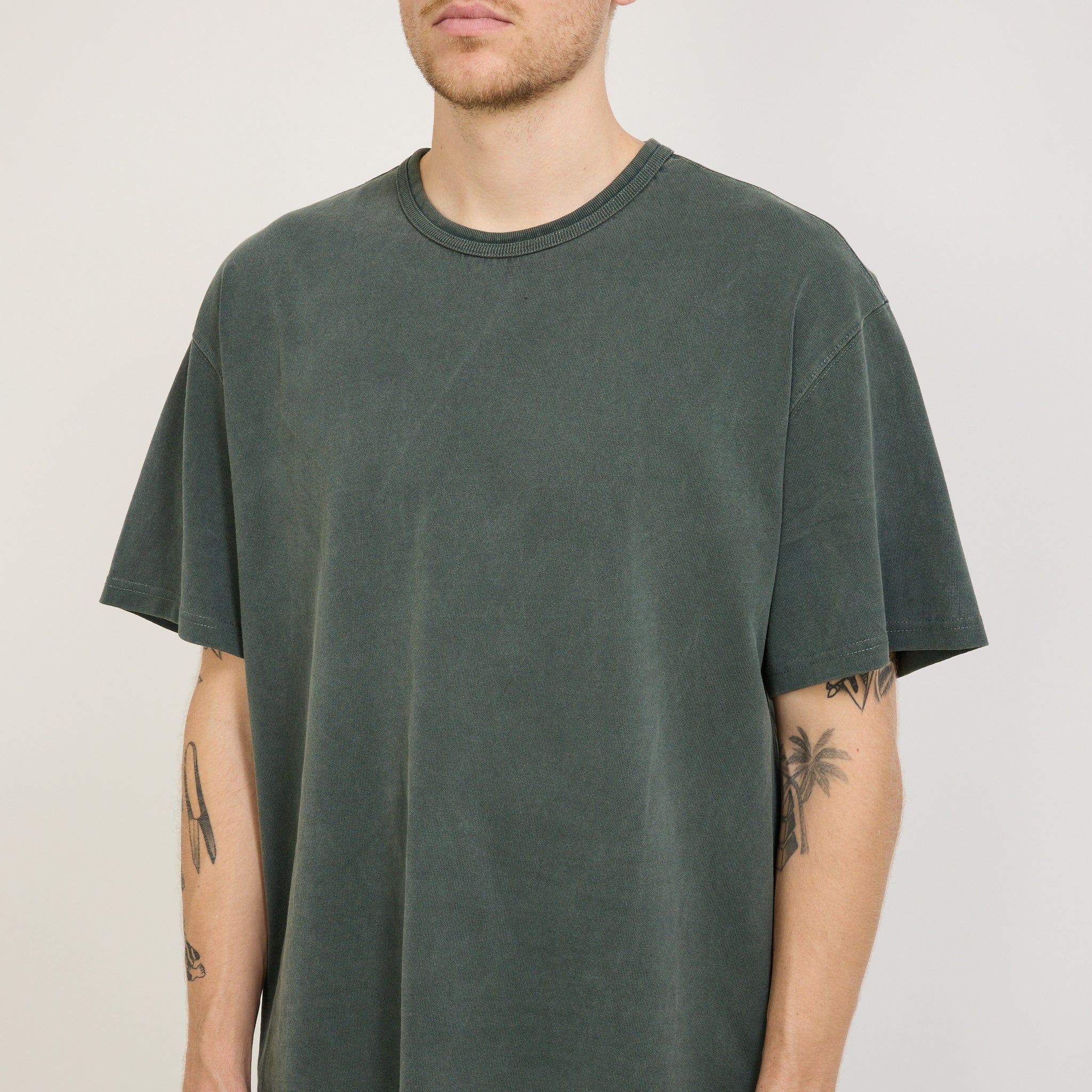 Frizmworks | OG Pigment Dyeing Half Tee Dark Green | Maplestore