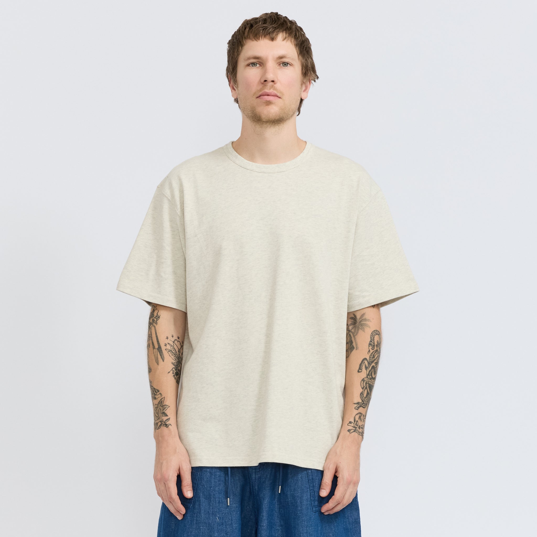 Frizmworks | OG Double Rib Oversized Tee Oatmeal | Maplestore