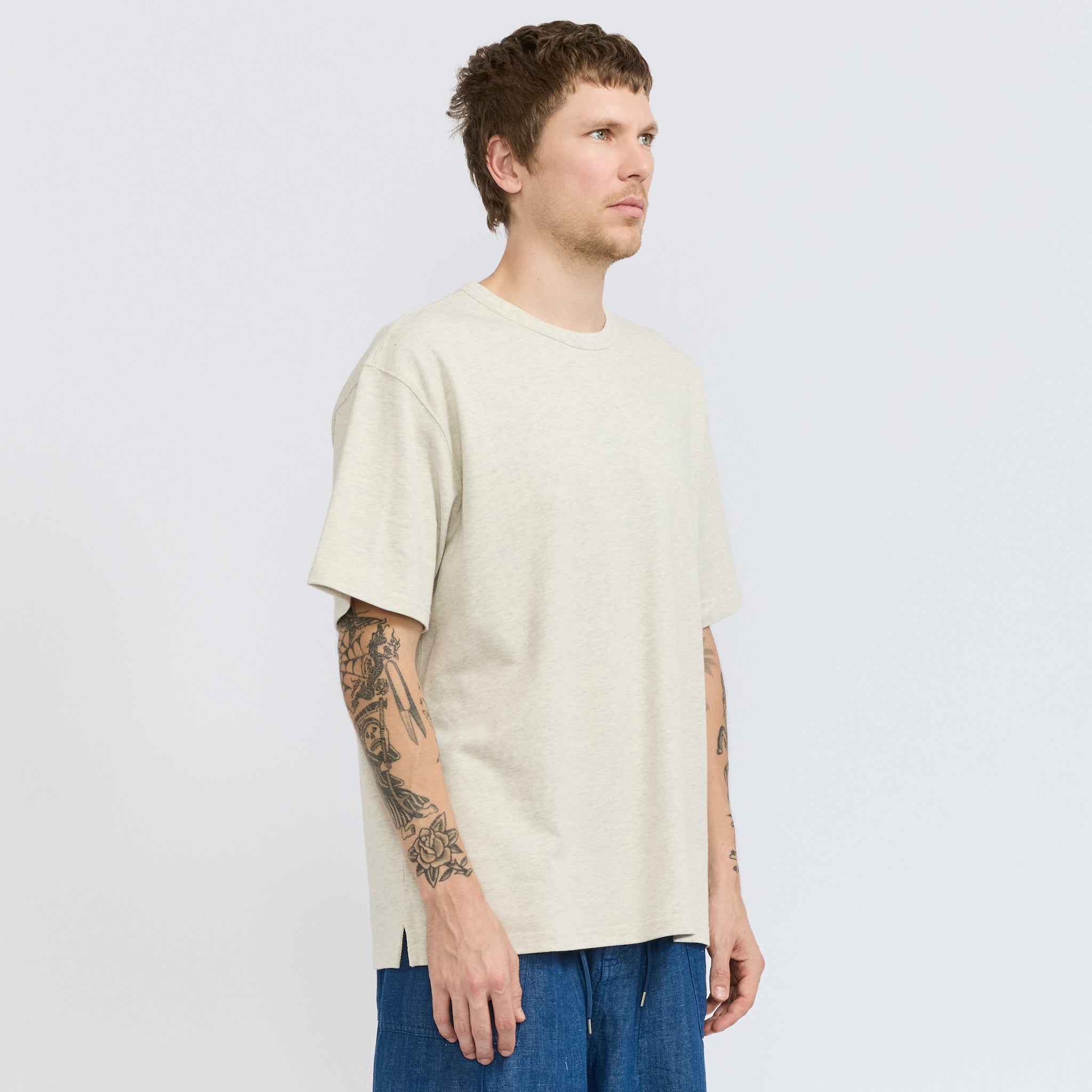Frizmworks | OG Double Rib Oversized Tee Oatmeal | Maplestore