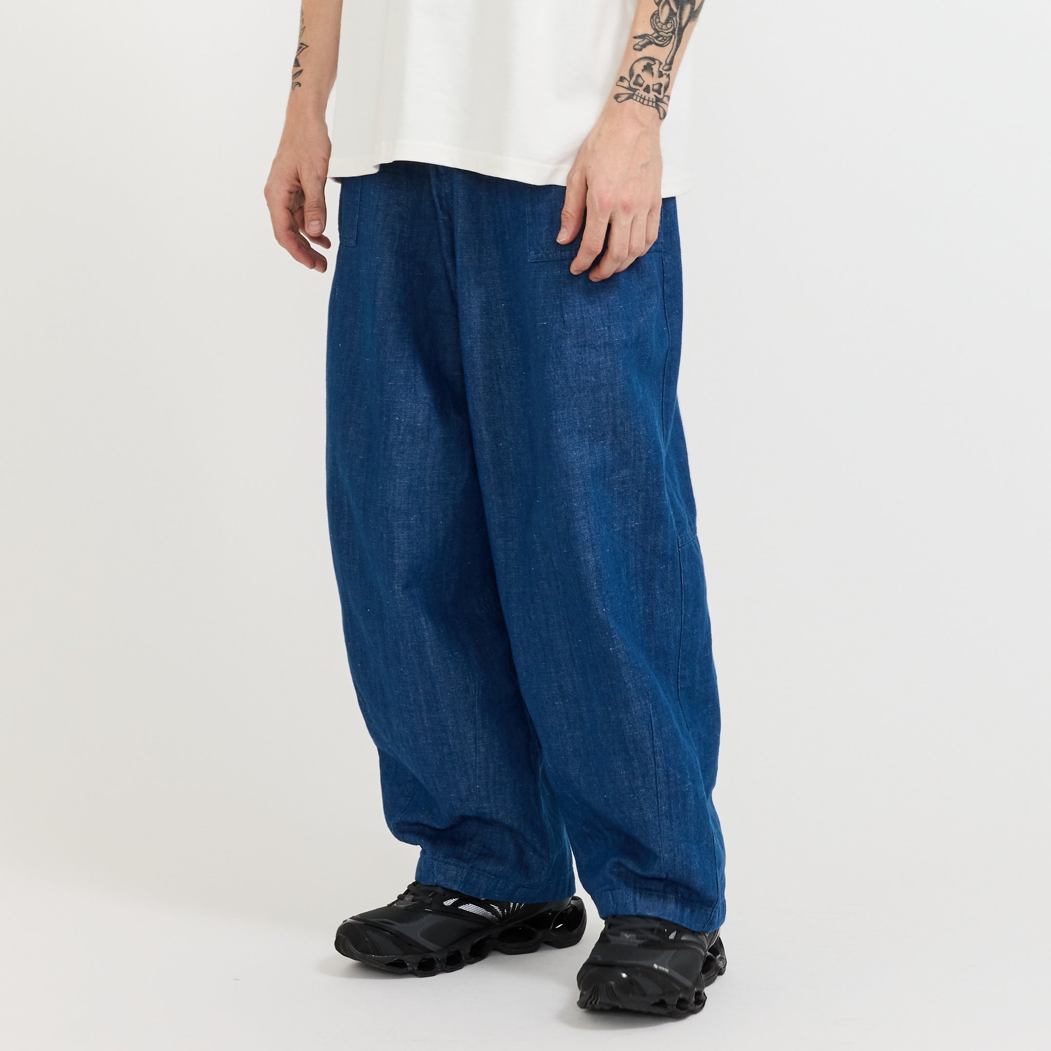 Denim Balloon Pants Blue