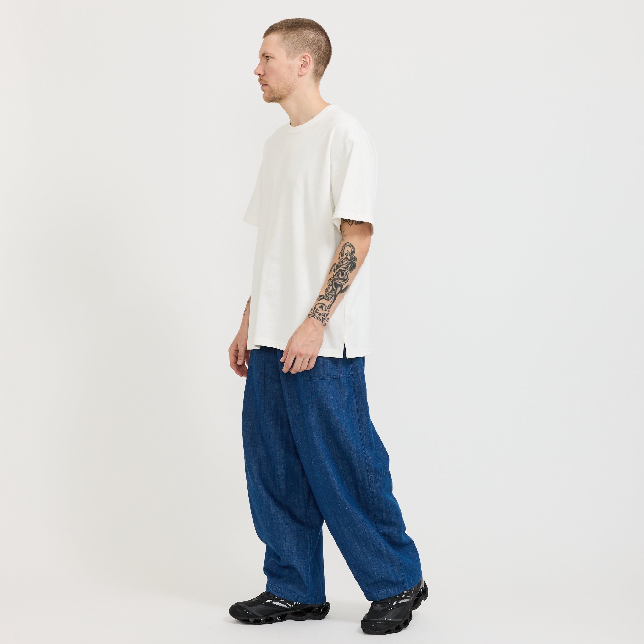 Denim Balloon Pants Blue
