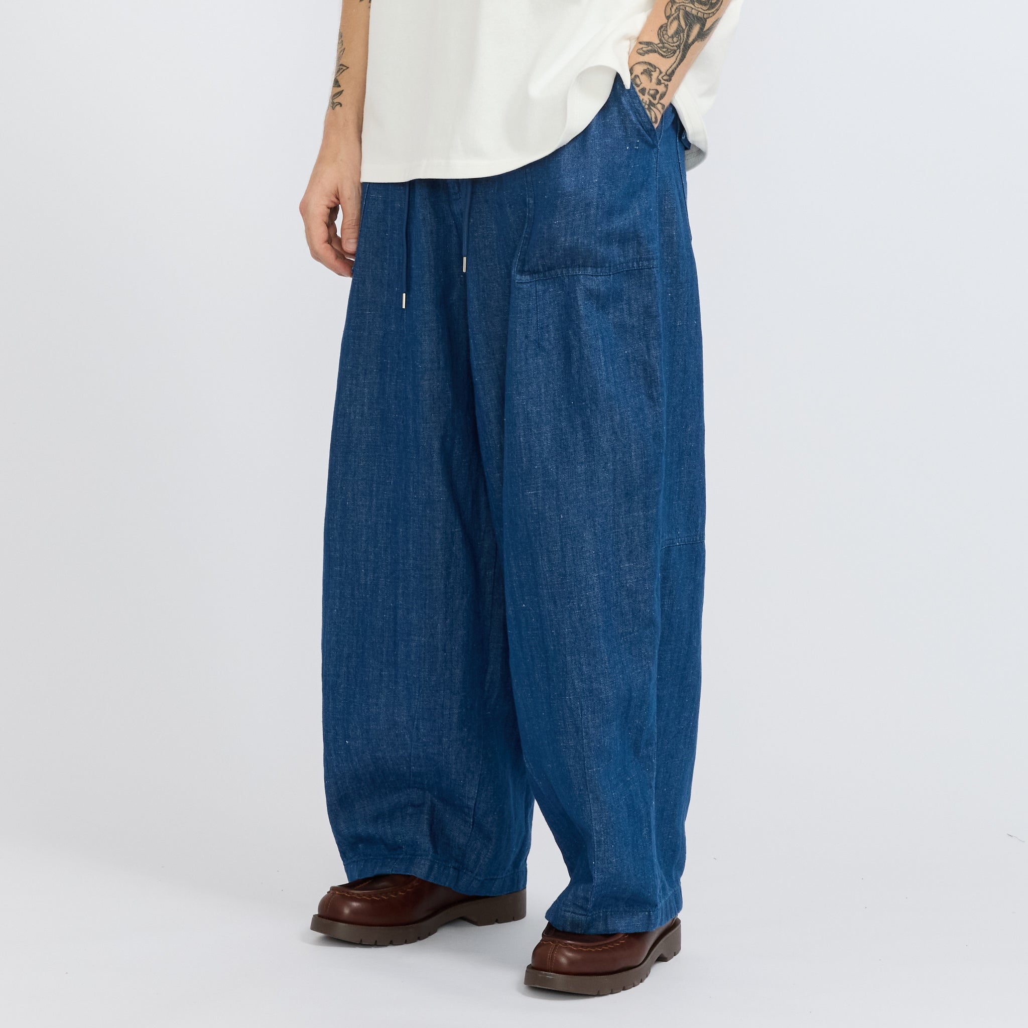 Denim Balloon Pants Blue | Maplestore