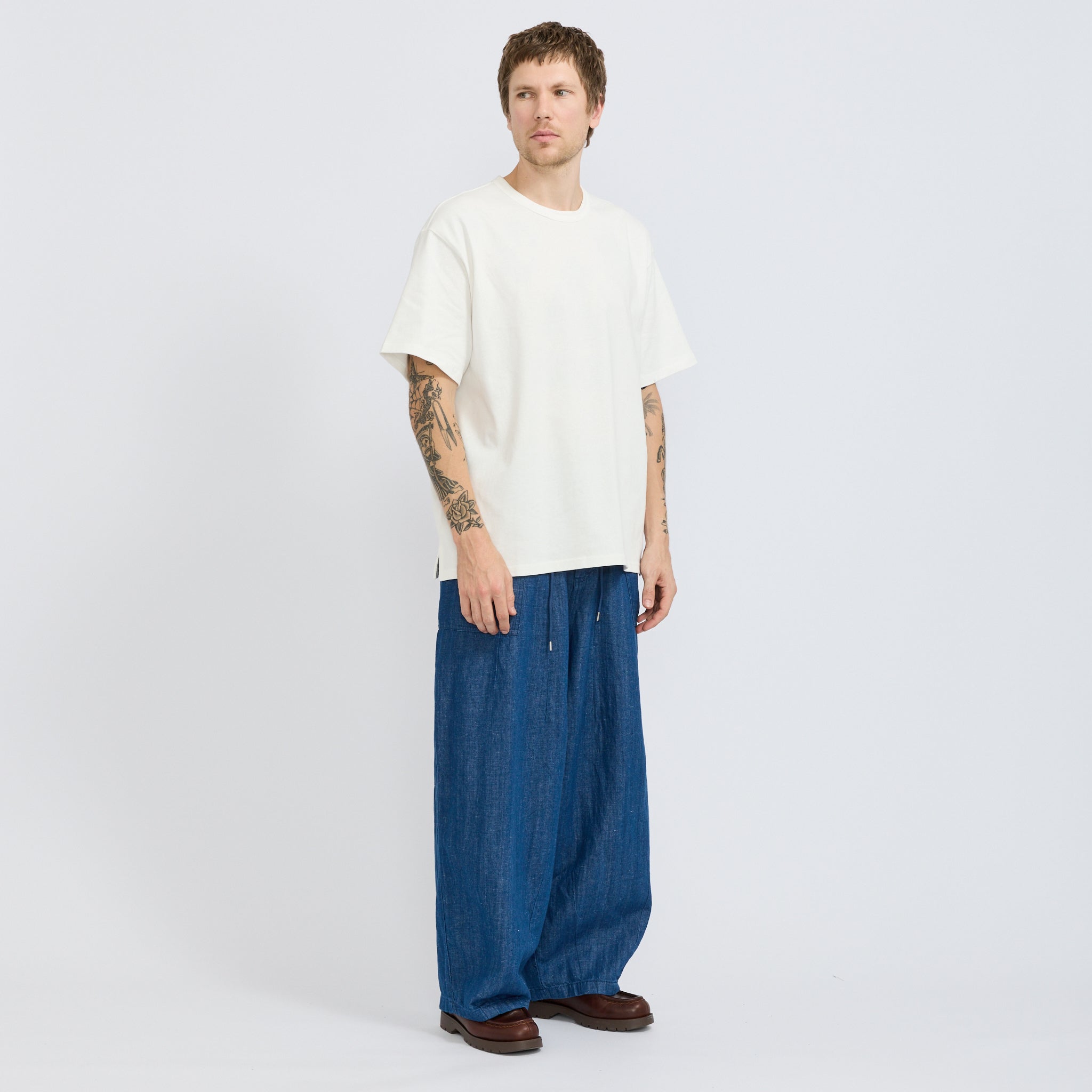 Frizmworks | Denim Balloon Pants Blue | Maplestore