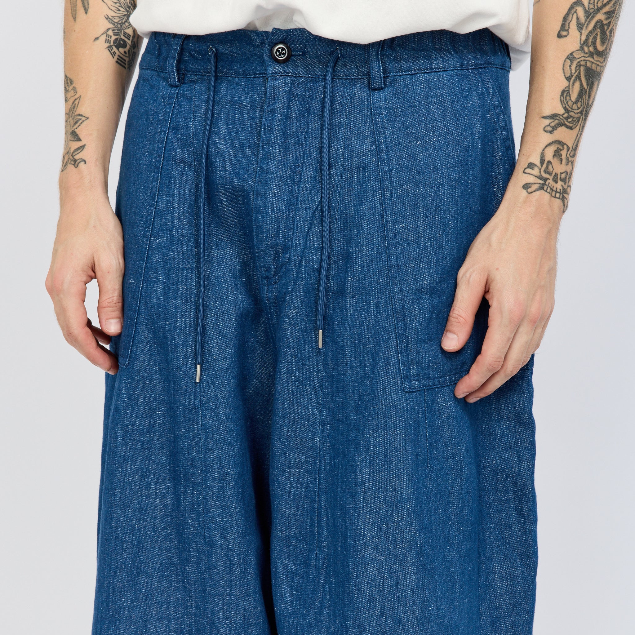 Frizmworks | Denim Balloon Pants Blue | Maplestore