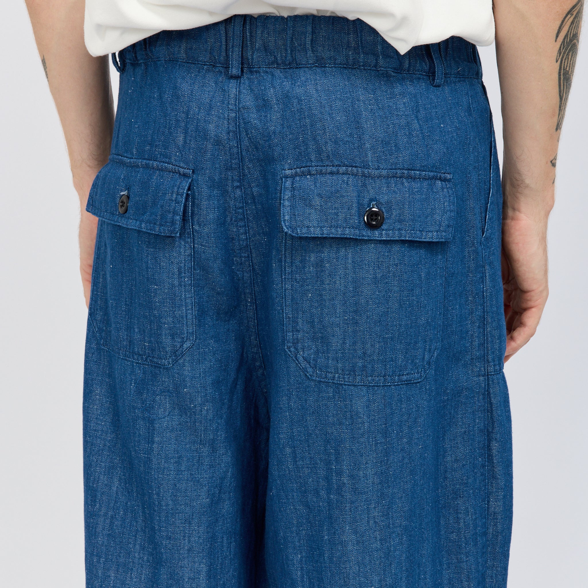 Frizmworks | Denim Balloon Pants Blue | Maplestore