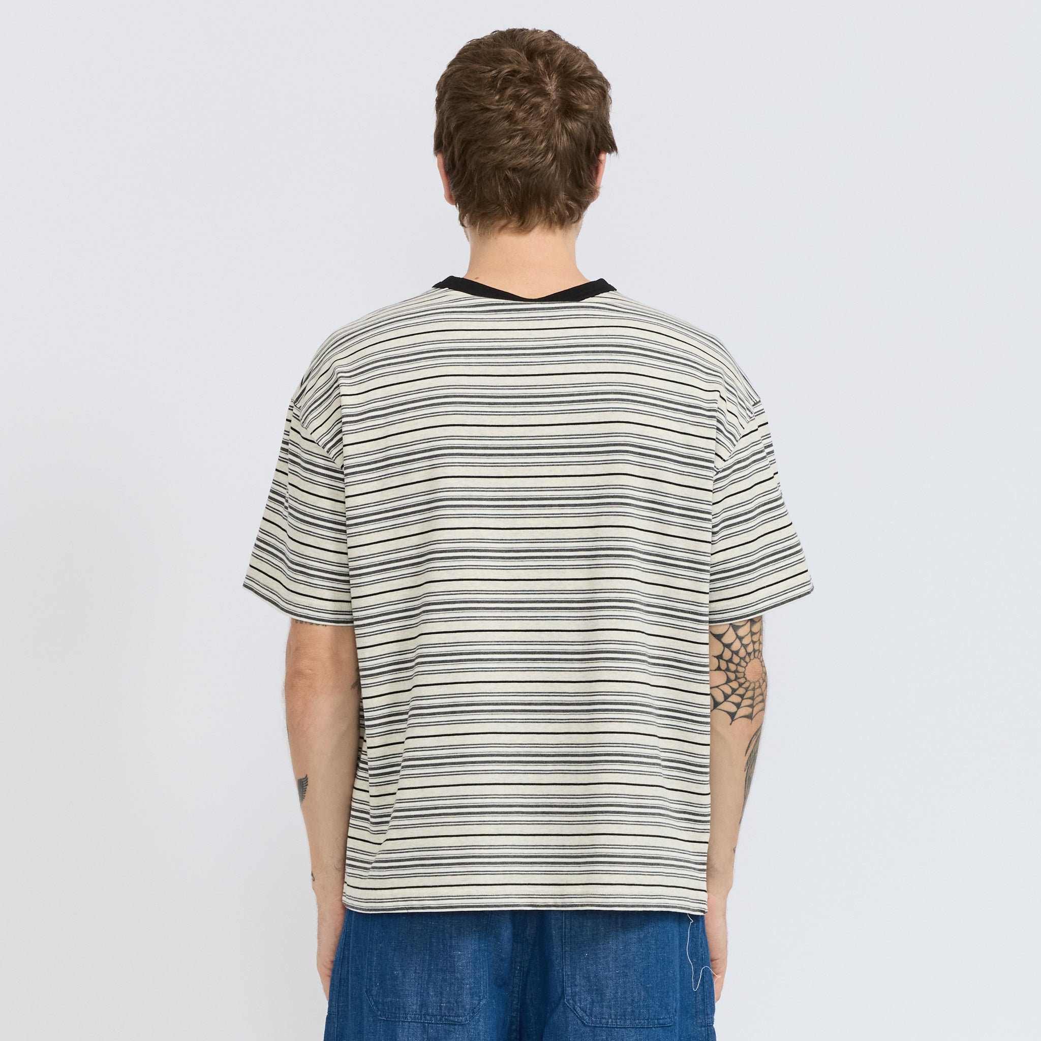 Frizmworks | Horizon Stripe Half Tee Oatmeal | Maplestore
