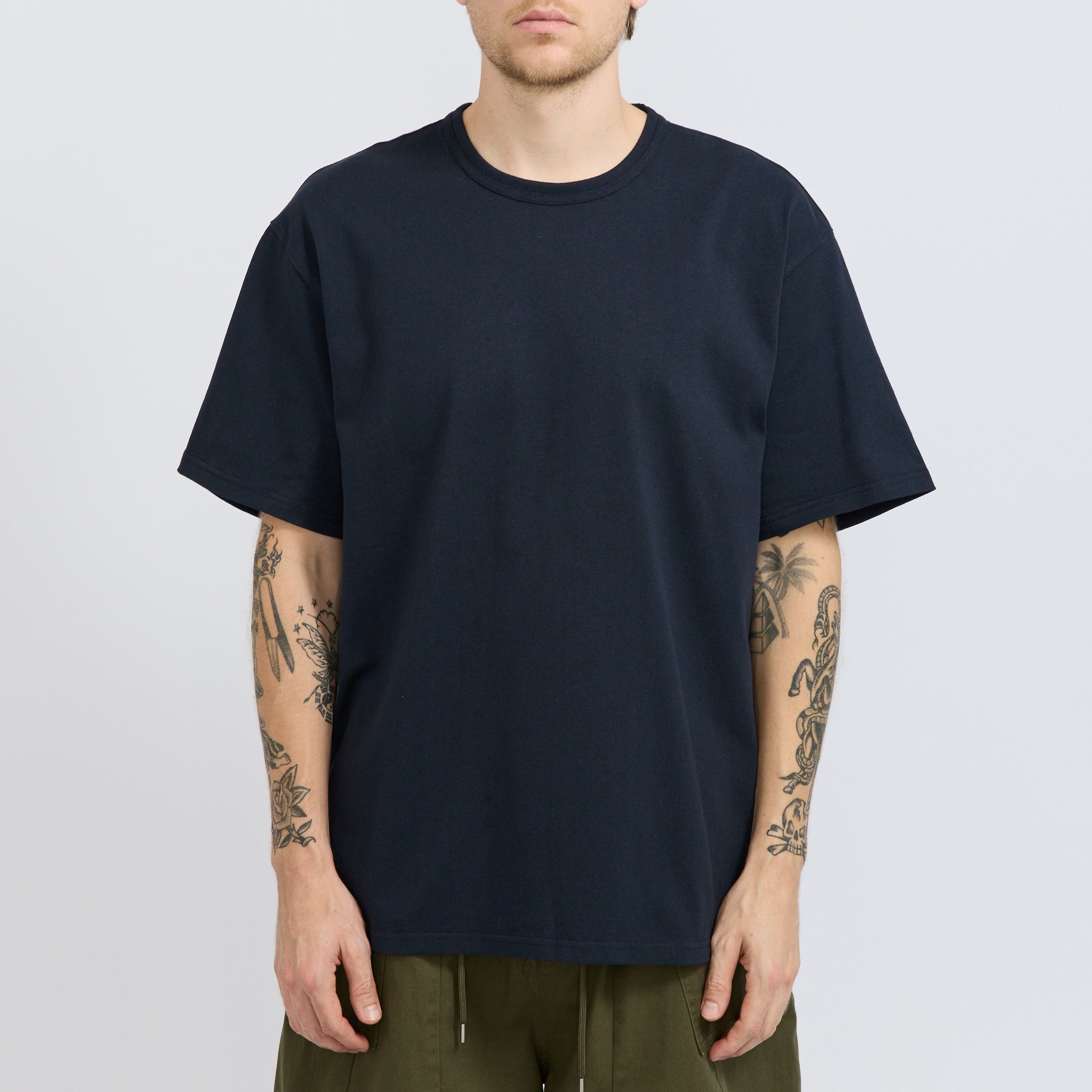 Frizmworks | OG Double Rib Oversized Tee Navy | Maplestore